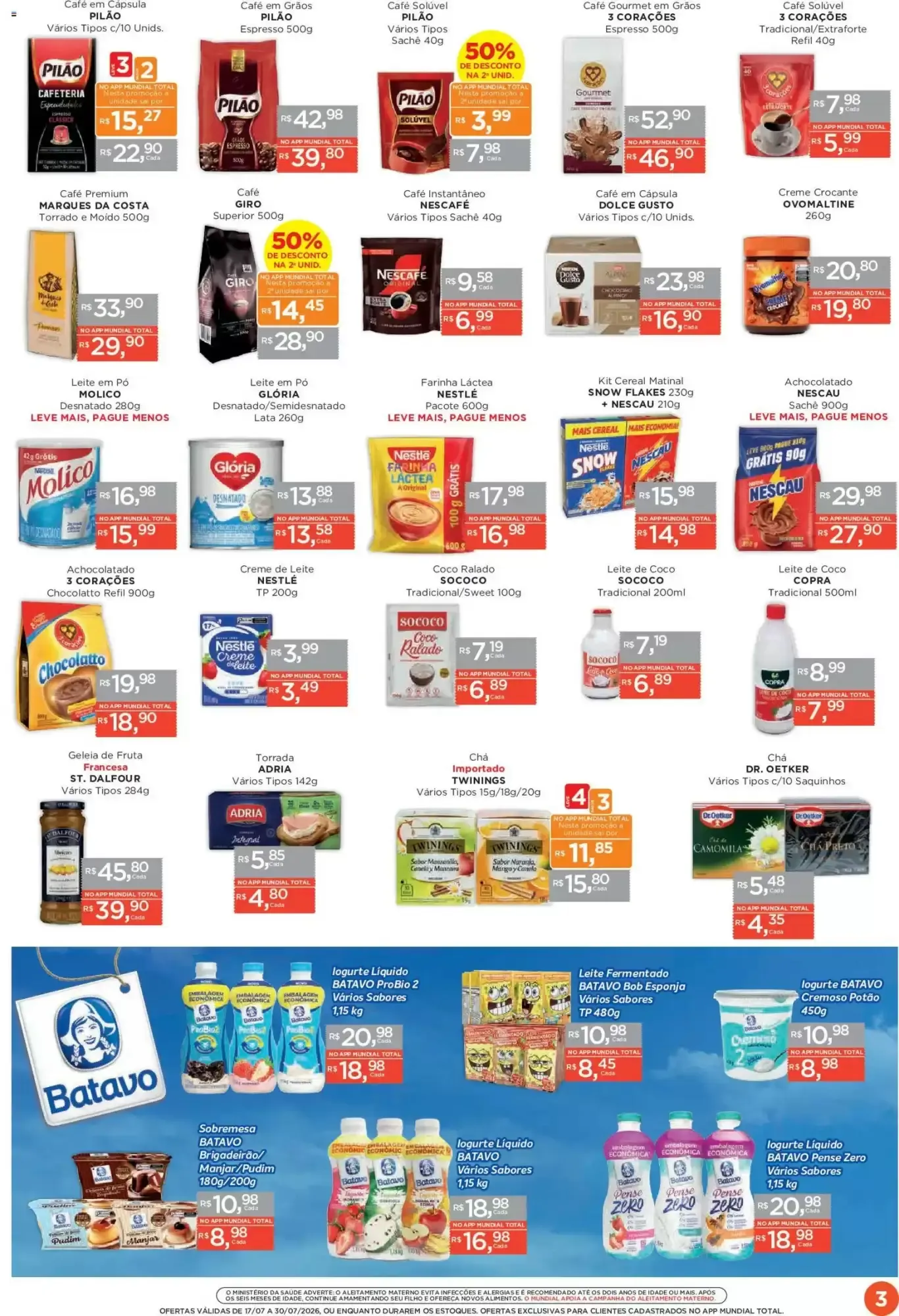 Encarte de Encarte Supermercados Mundial 17 de julho até 30 de julho 2026 - Pagina 3