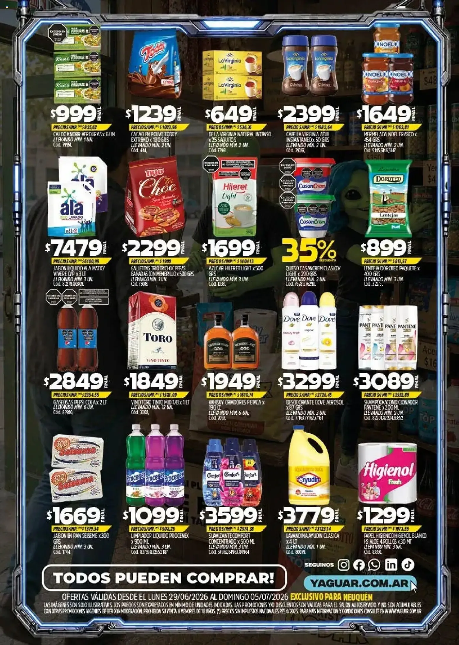 Ofertas de Yaguar - Oferta Semanal Neuquen del 29/06/2026 - 05/07/2026 29 de junio al 5 de julio 2026 - Página 2 del catálogo