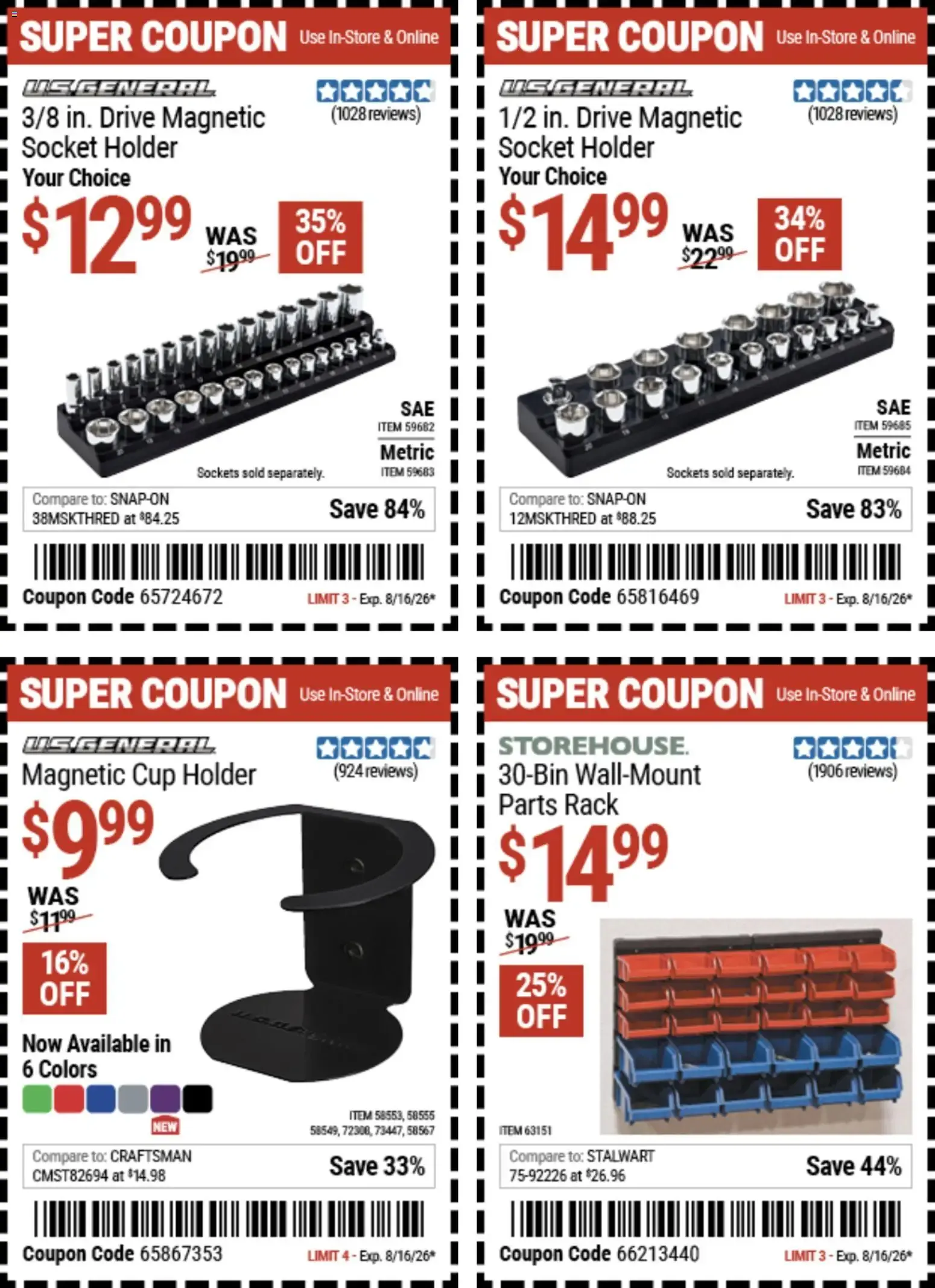 Weekly ad Harbor Freight Weekly Ad (08/03 - 08/16 2026) - Flyer from August 3 to August 16 2026 - Page 7