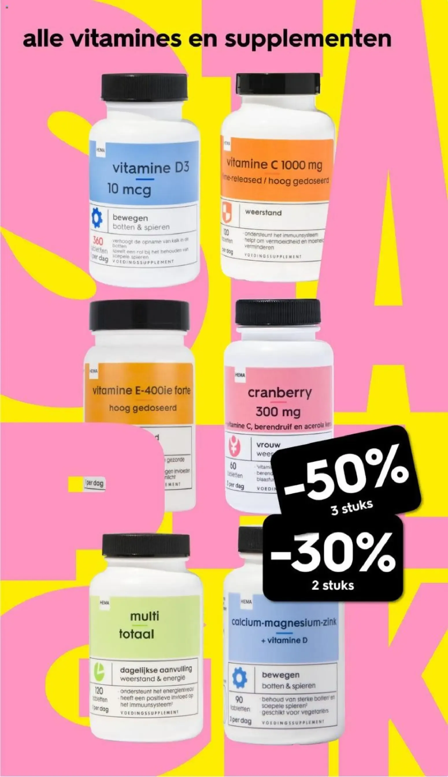 Hema: Stapelgek en maquillaje facial con hasta -50% van 8 juni tot 14 juni 2026 - Folder pagina 7