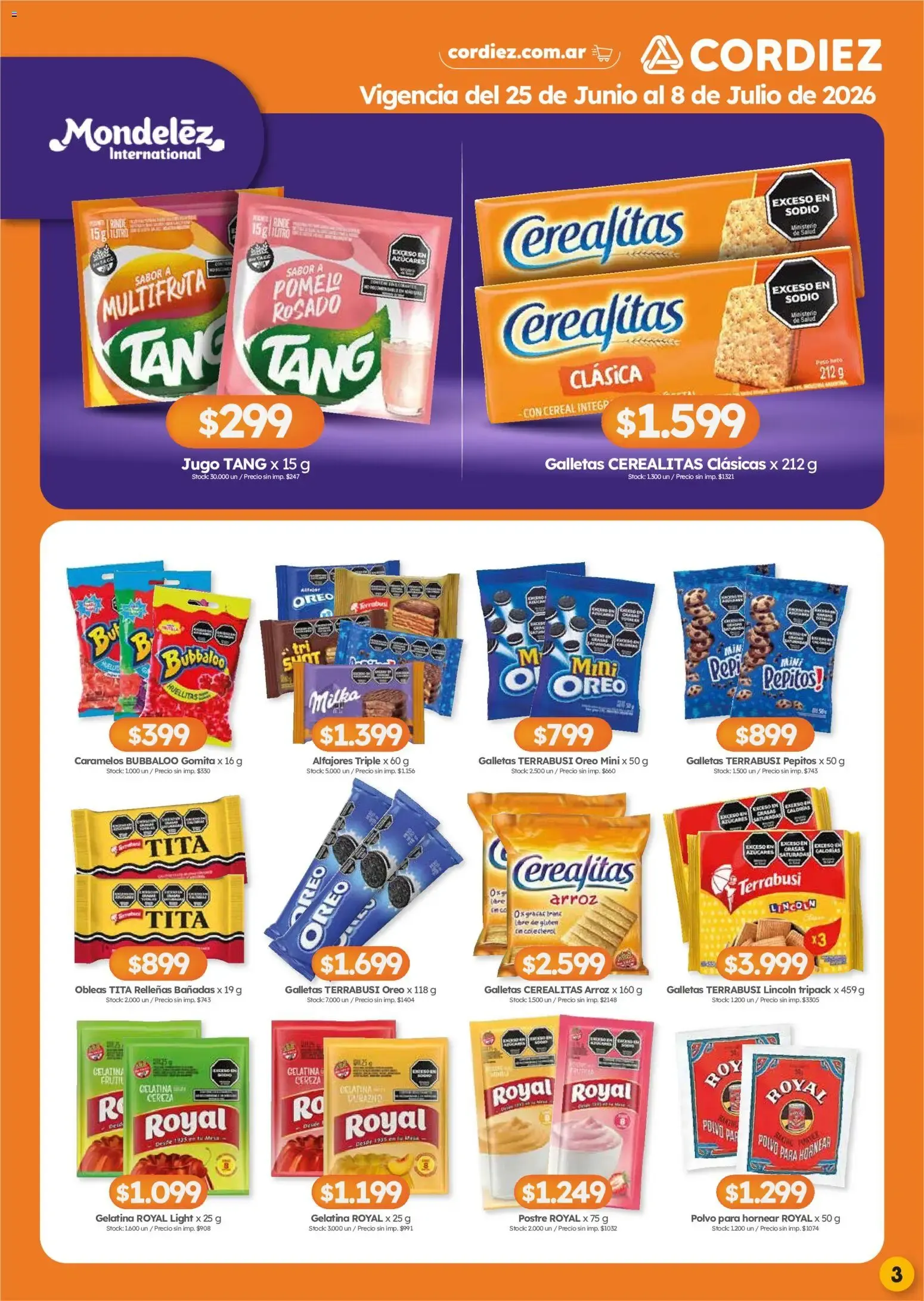 Ofertas de Cordiez ofertas || del 25/06/2026 - 08/07/2026 || Catálogo 25 de junio al 8 de julio 2026 - Página 3 del catálogo