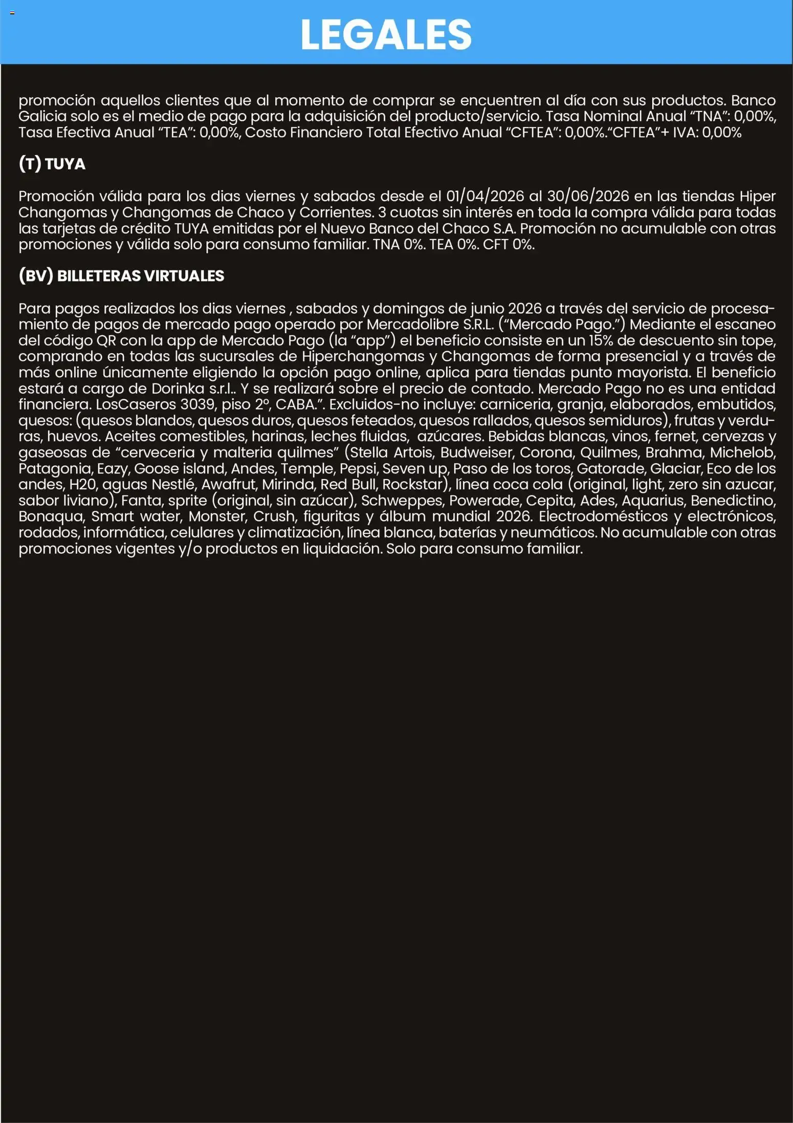 Ofertas de Changomas - Financiacion Junio || del 01/06/2026 - 30/06/2026 || Catálogo 1 de junio al 30 de junio 2026 - Página 12 del catálogo