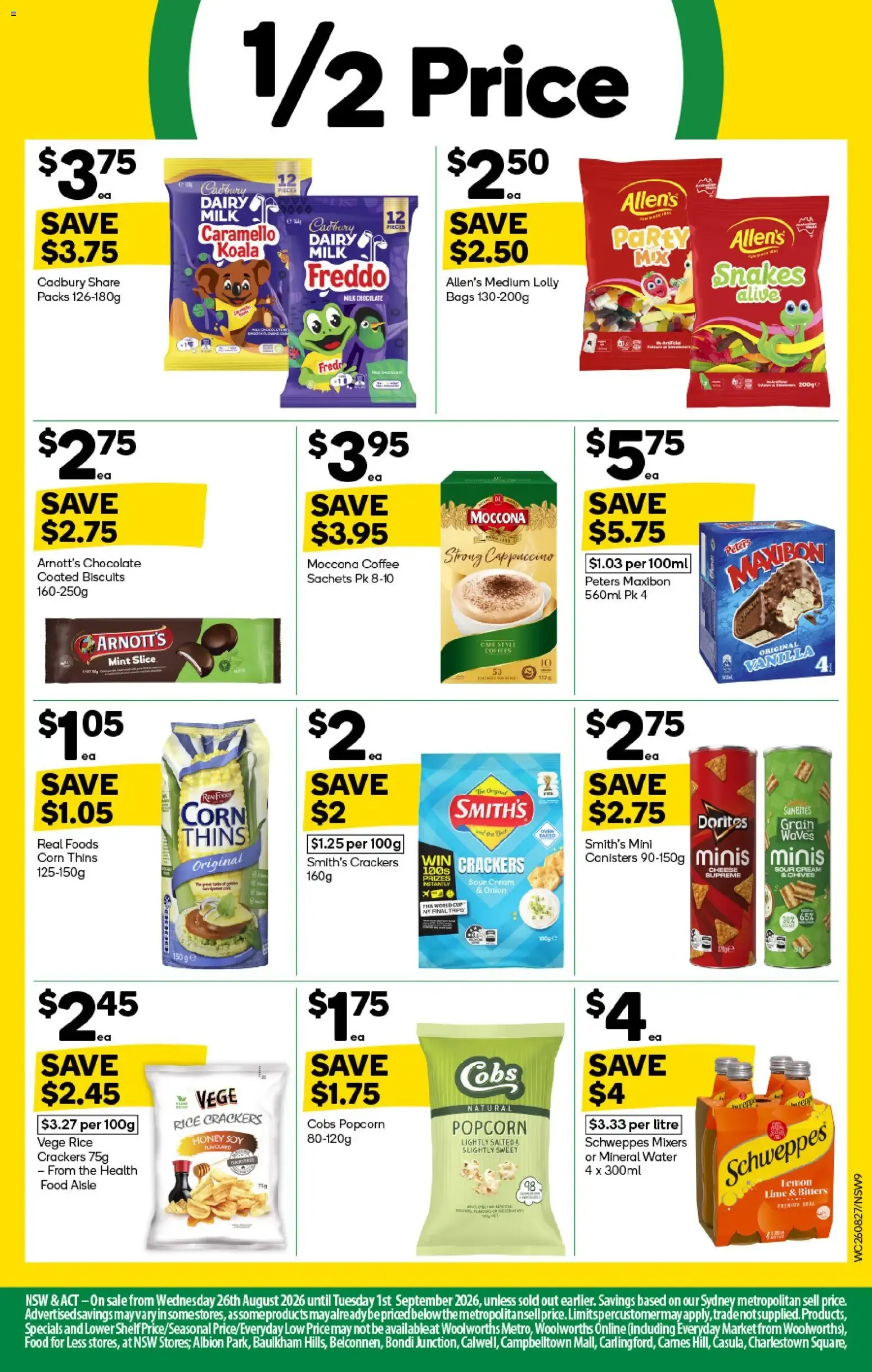 Woolworths catalogue valid from 26/08/2026 > Online Australia - Catalogue valid from 26 August to 1 September 2026 - page 9