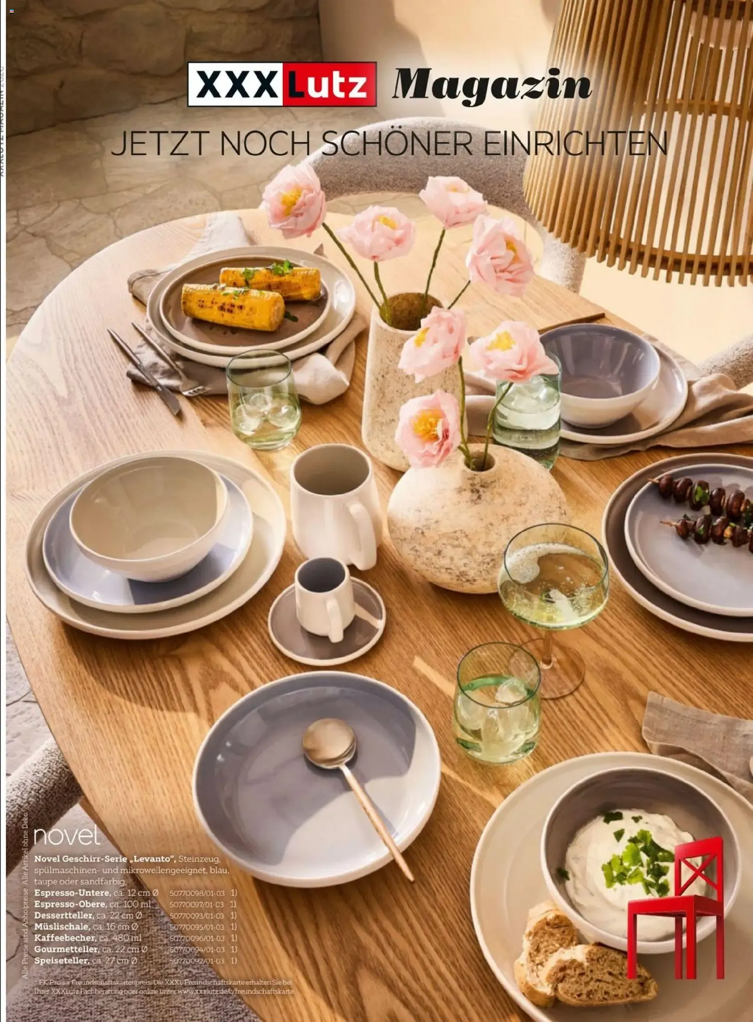 XXXLutz Magazin: Jetzt noch schöner einrichten von 1. März bis 31. August 2026 - Prospekt seite 1