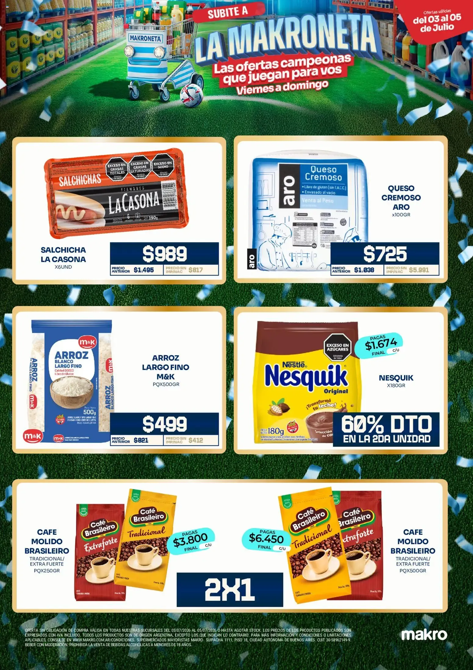 Ofertas de Subite a La Makroneta - Ofertas Campeonas 3 de julio al 5 de julio 2026 - Página 2 del catálogo