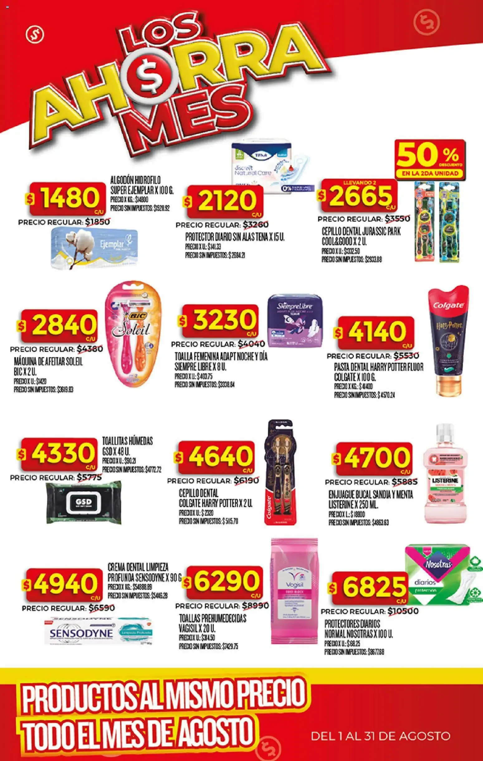 Ofertas de Los Ahorra Mes: Productos al mismo precio todo el mes de Agosto 3 de agosto al 31 de agosto 2026 - Página 17 del catálogo