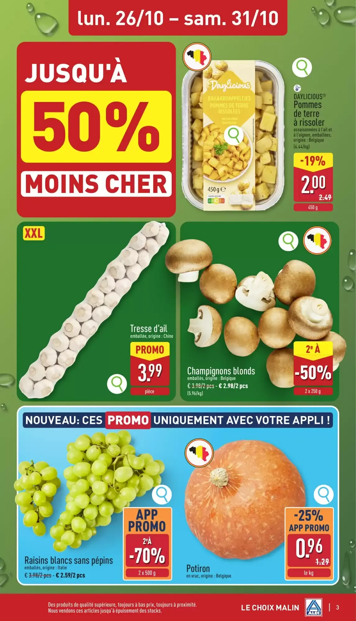 ALDI Dépliant del 26 al 31 de octubre van 26 oktober tot 31 oktober 2026 - folder pagina 3