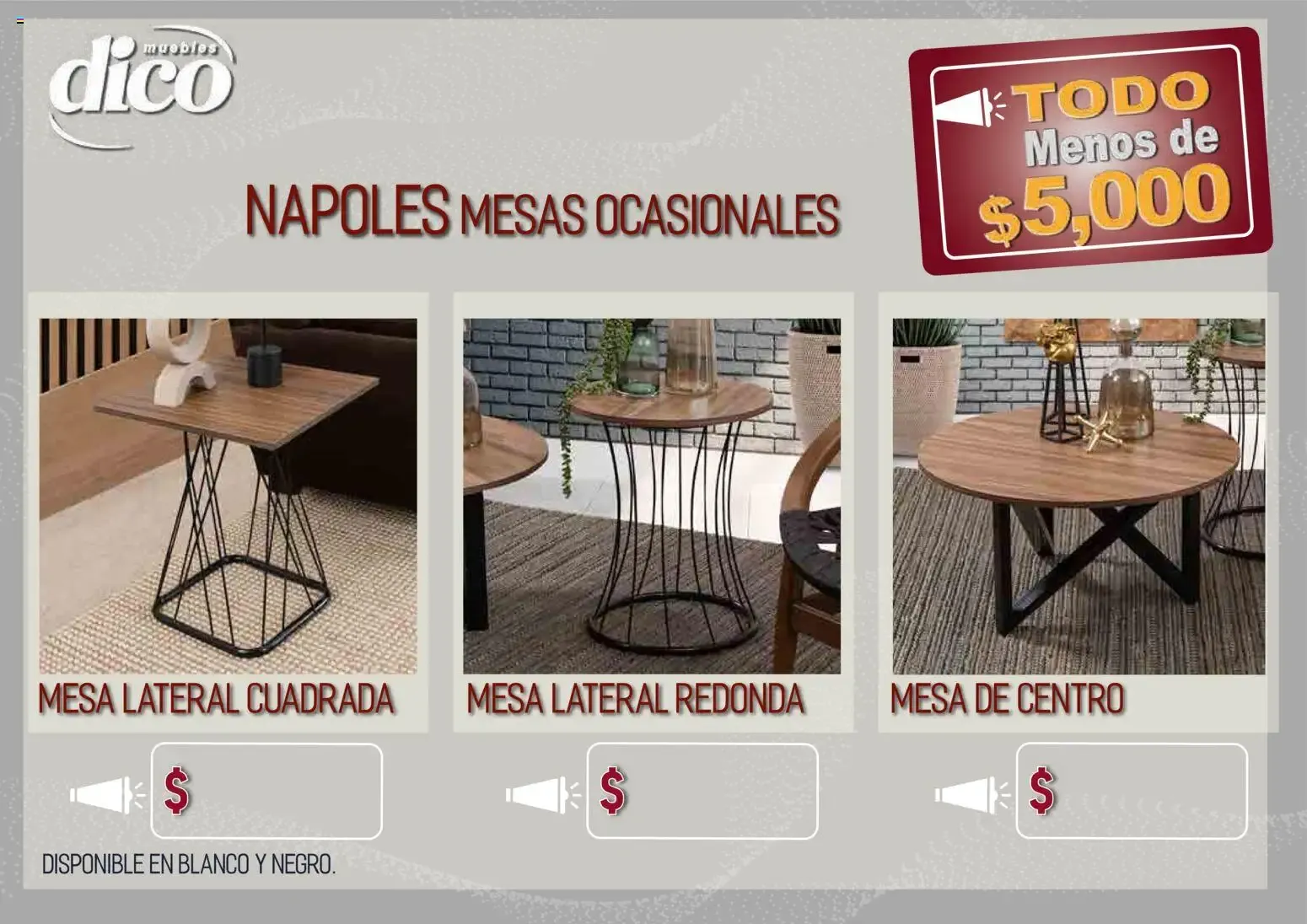 Catálogo de Muebles Dico - Todo Menos de $5,000 9 de abril al 31 de diciembre 2026 - Pagina 32