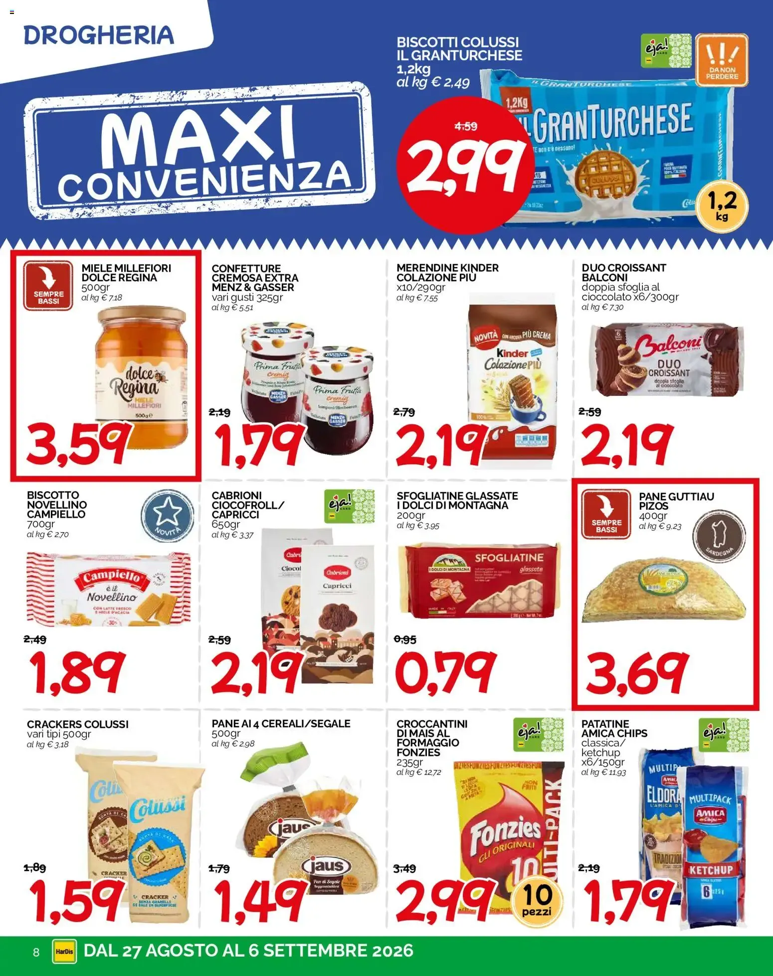 HarDis volantino dal 27/08/2026 - online Offerte da 27 agosto a 6 settembre di 2026 - Pagina del volantino 8