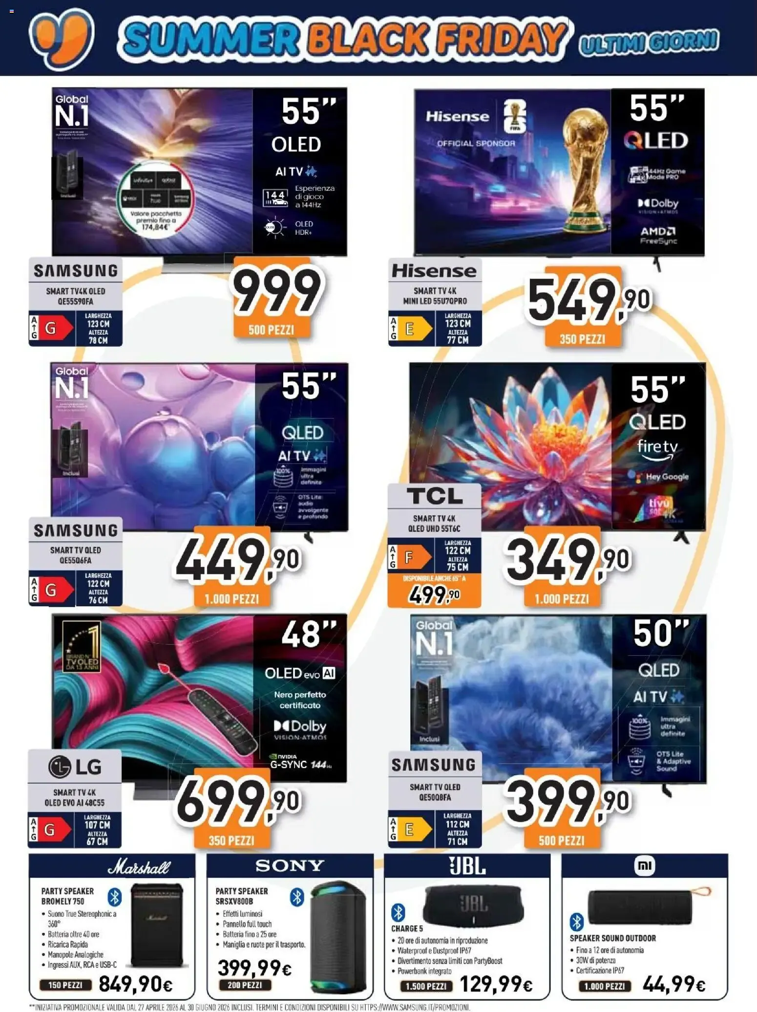 Unieuro Summer Black Friday da 26 giugno a 30 giugno di 2026 - Pagina del volantino 5