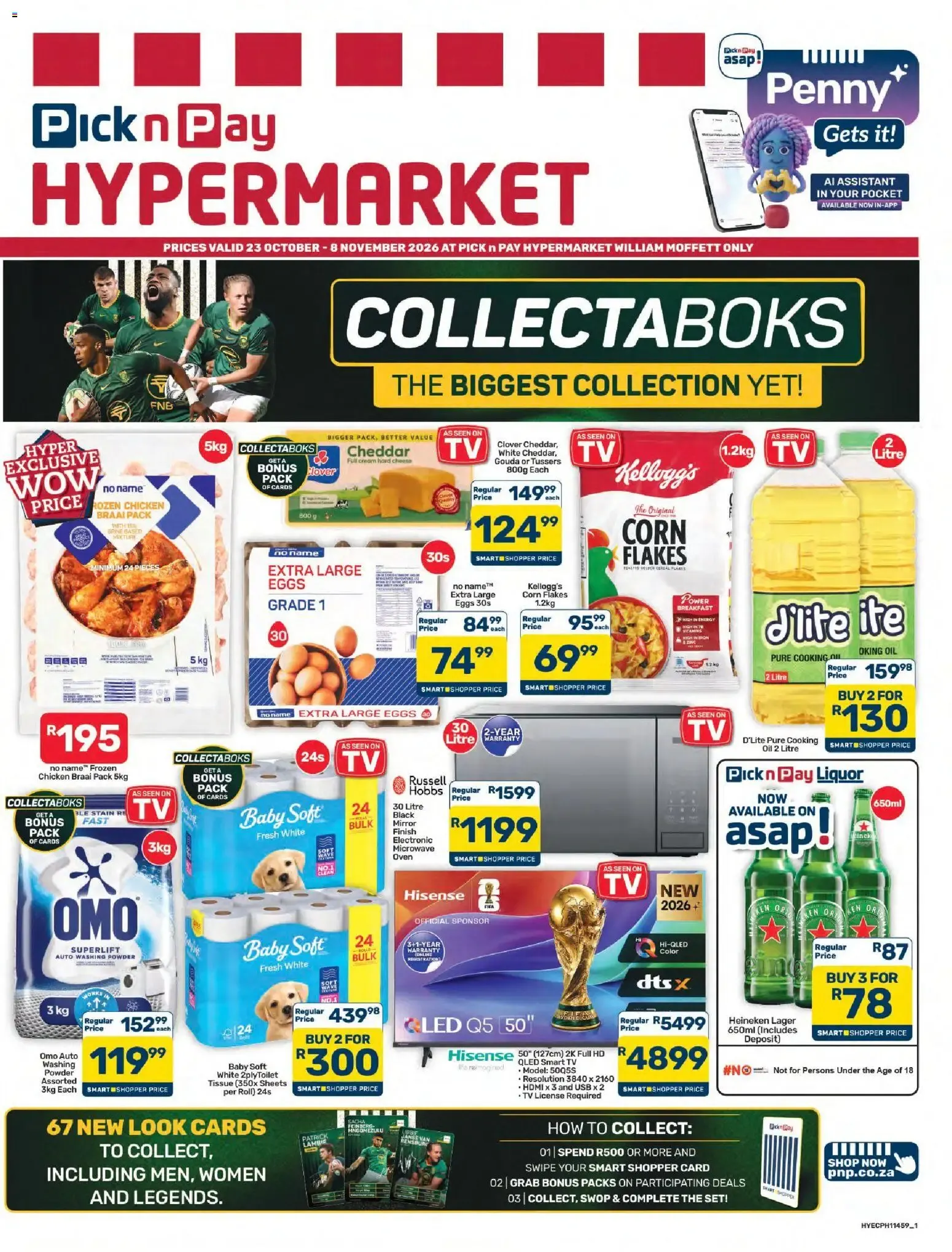 Pick n Pay Eastern Cape - Hypermarket Specials (23/10/2026 - 08/11/2026) Online from 23 October to 8 November 2026 - Catalogue Page 1