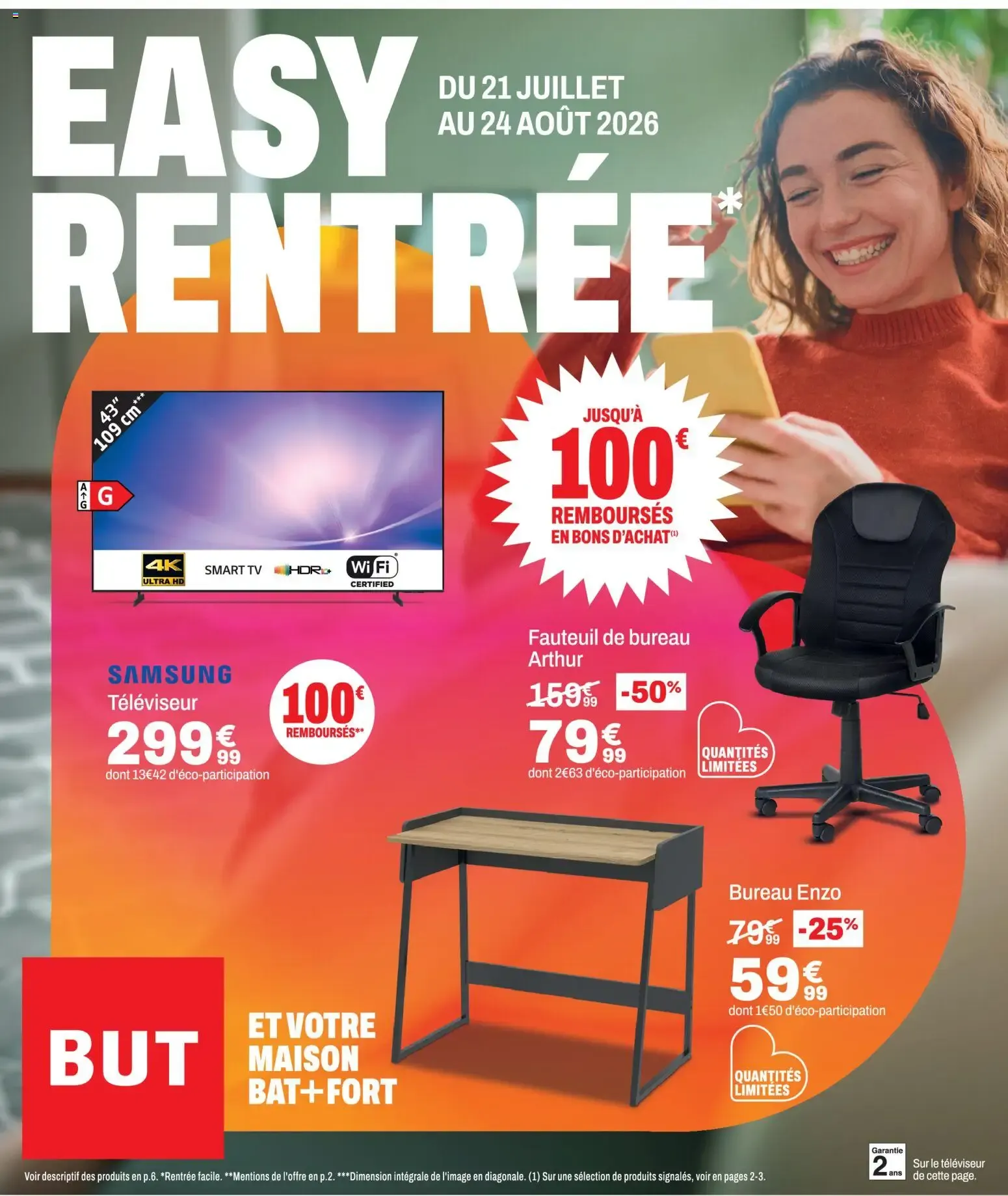 But catalogue easy rentrée à partir du 21/07/2026 - promo en ligne du 21 juillet au 24 août 2026 - Catalogue page 1