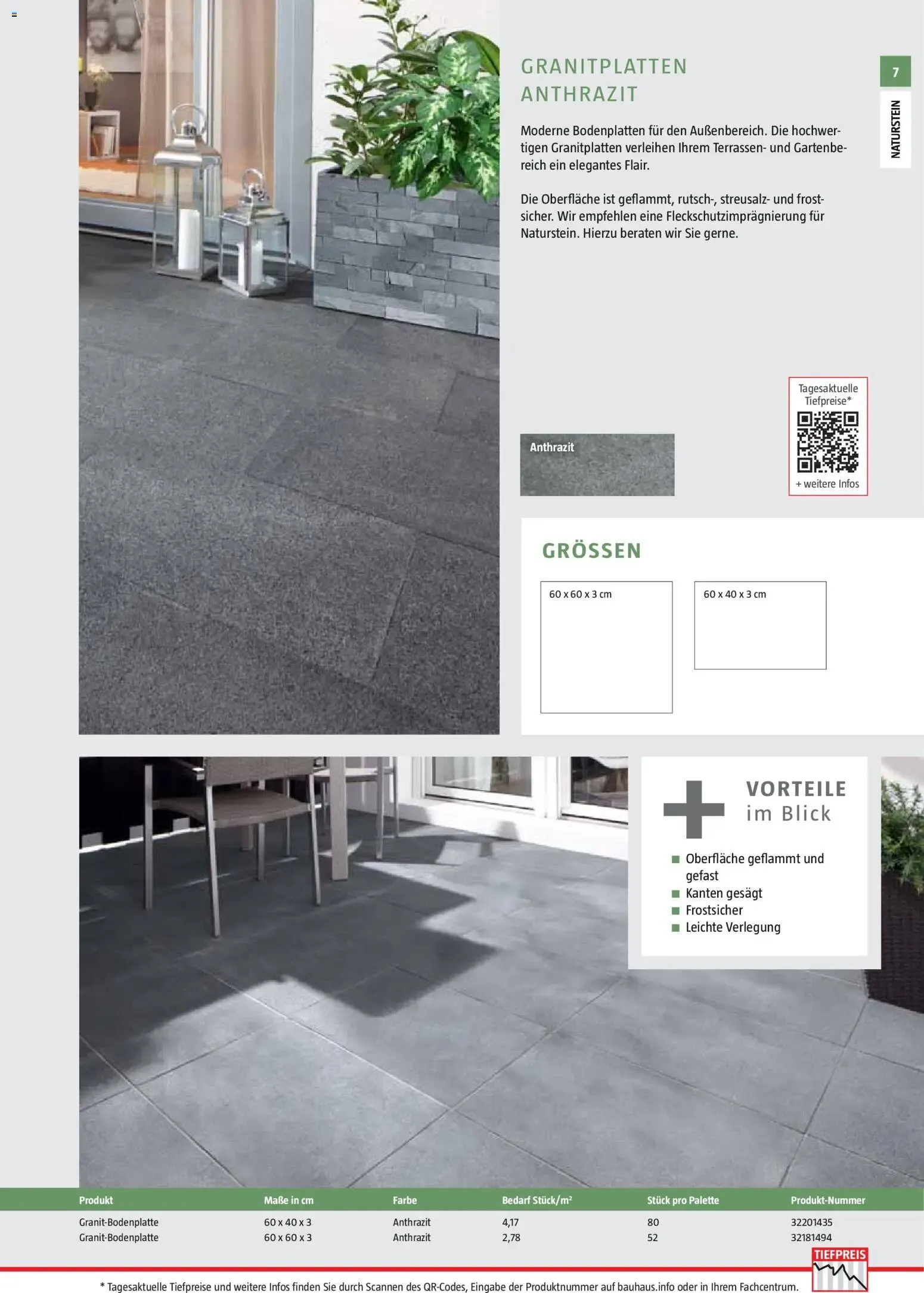 Bauhaus Gartenbaumaterialien von 01.04.2026 - Aktuelle Angebote von 1. April bis 30. Juni 2026 - Flugblätt seite 7
