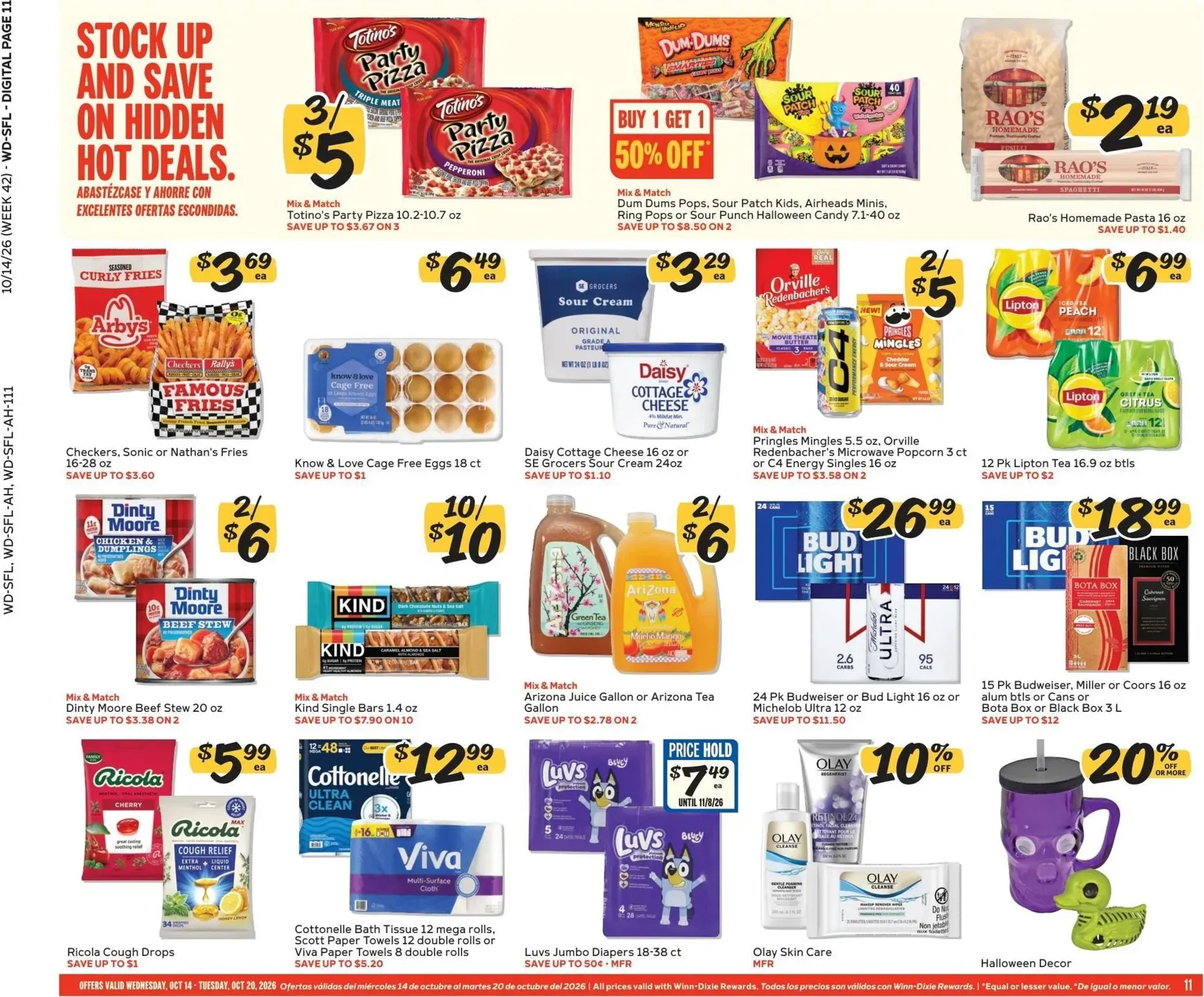 Weekly ad Current Winn-Dixie leaflet valid from Wednesday 10/14/2026 to Tuesday 10/20/2026 from October 14 to October 20 2026 - Page 11