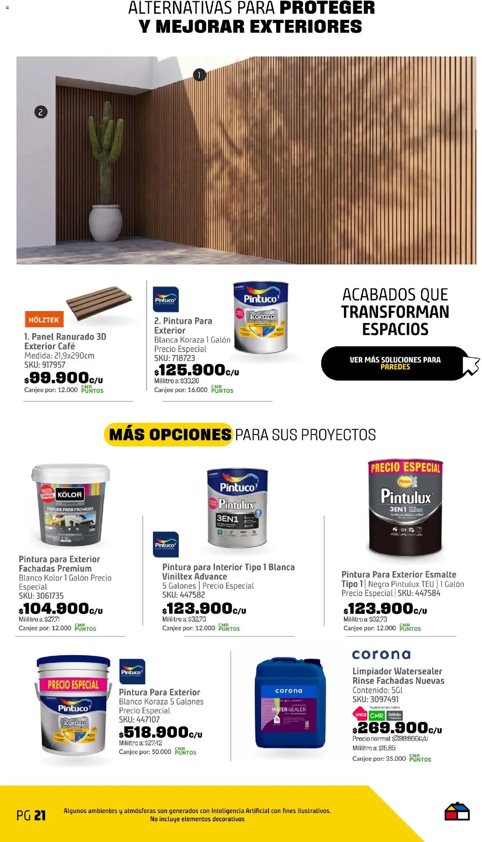 Catalogo de Homecenter catálogo La transformación es imparable desde el 08/09/2026 > Revistas Octubre 8 de septiembre al 23 de octubre 2026 - Pag 21