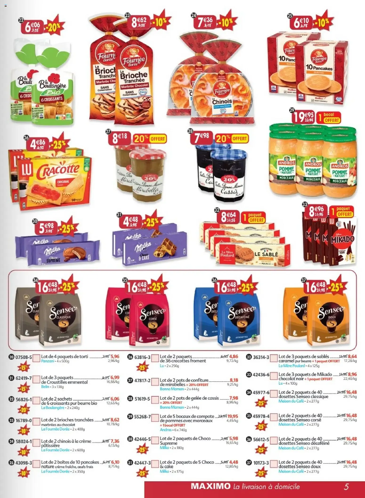 Maximo catalogue epicerie à partir du 28/09/2026 - promo en ligne du 28 septembre au 25 octobre 2026 - Catalogue page 5