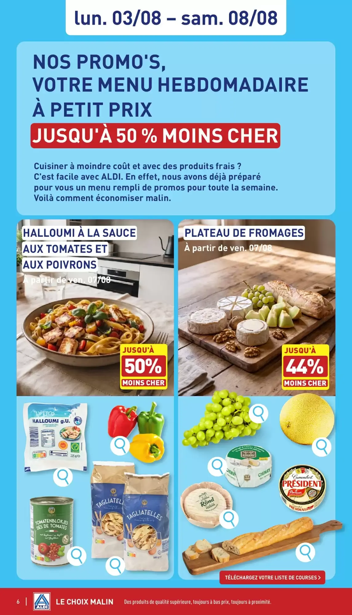 ALDI Dépliant du lun. 03/08 au sam. 08/08 inclus van 3 augustus tot 8 augustus 2026 - folder pagina 6