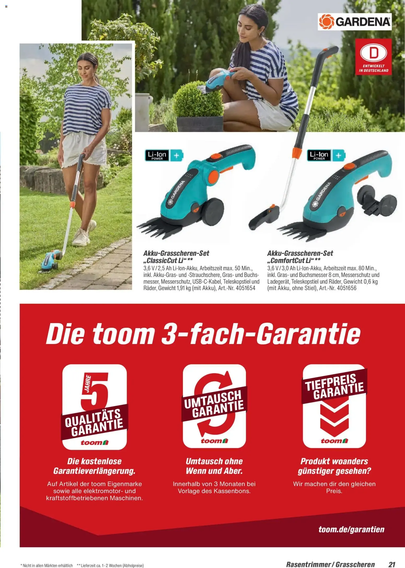 Toom Baumarkt Gartenpflege & Teich 2026 (ab 20.02.2026) zum Blättern von 20. Februar bis 30. Juni 2026 - Prospekt seite 21