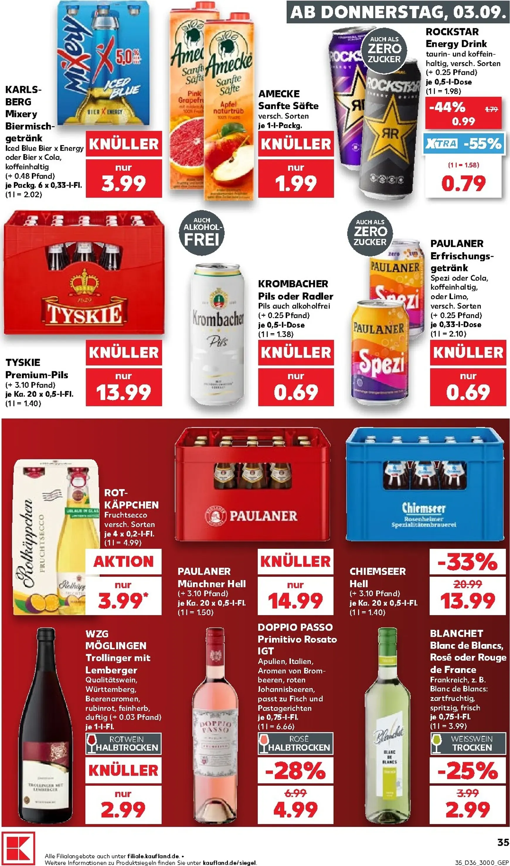 Neuer Kaufland Prospekt – von Donnerstag 03.09.2026 bis Mittwoch 09.09.2026 von 3. September bis 9. September 2026 - Prospekt seite 36