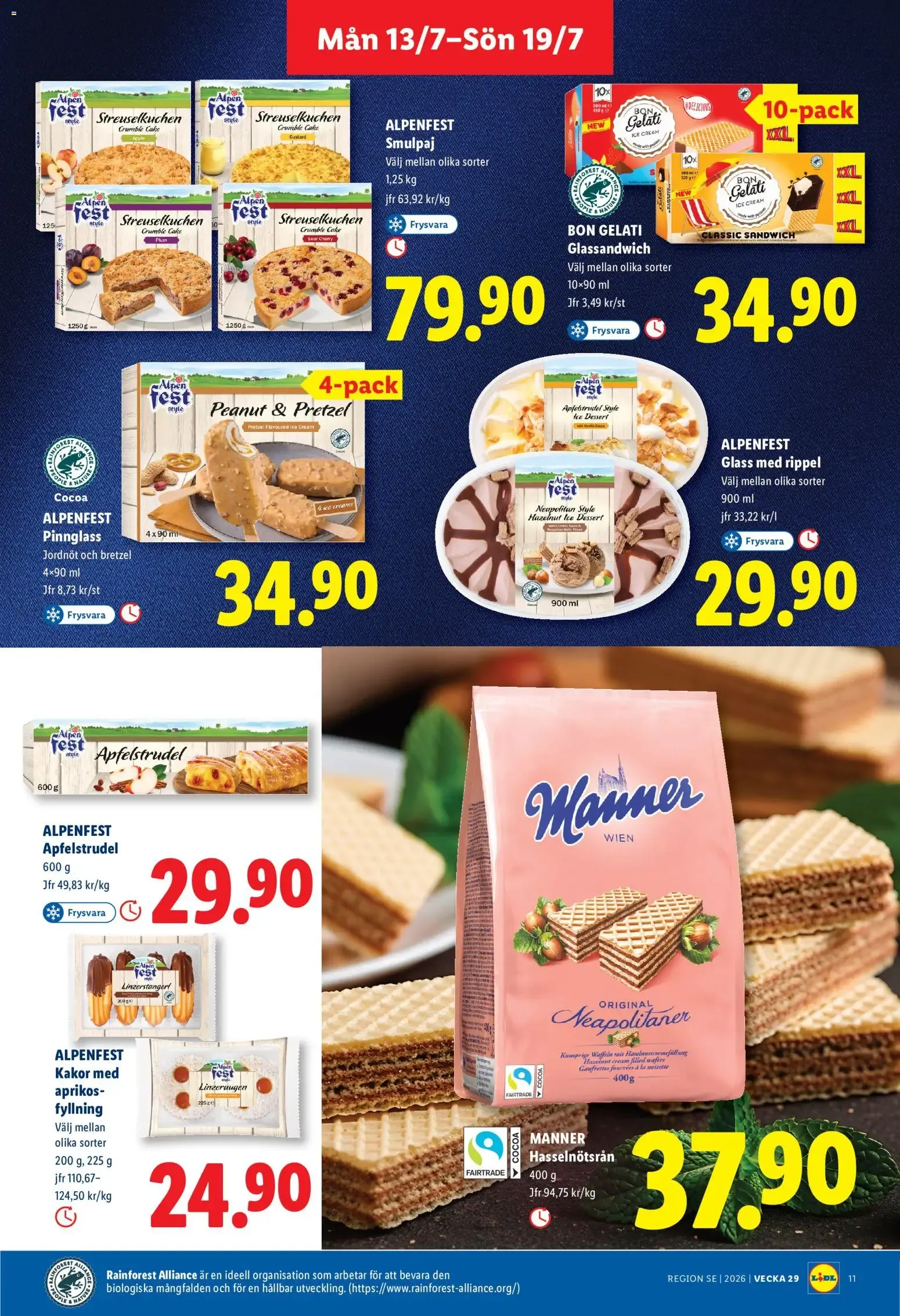 Lidl erbjudanden från 13/07/2026 - 19/07/2026 > Reklamblad nuvarande rabatter från 13 juli till 19 juli 2026 - Reklamblad sidor 11