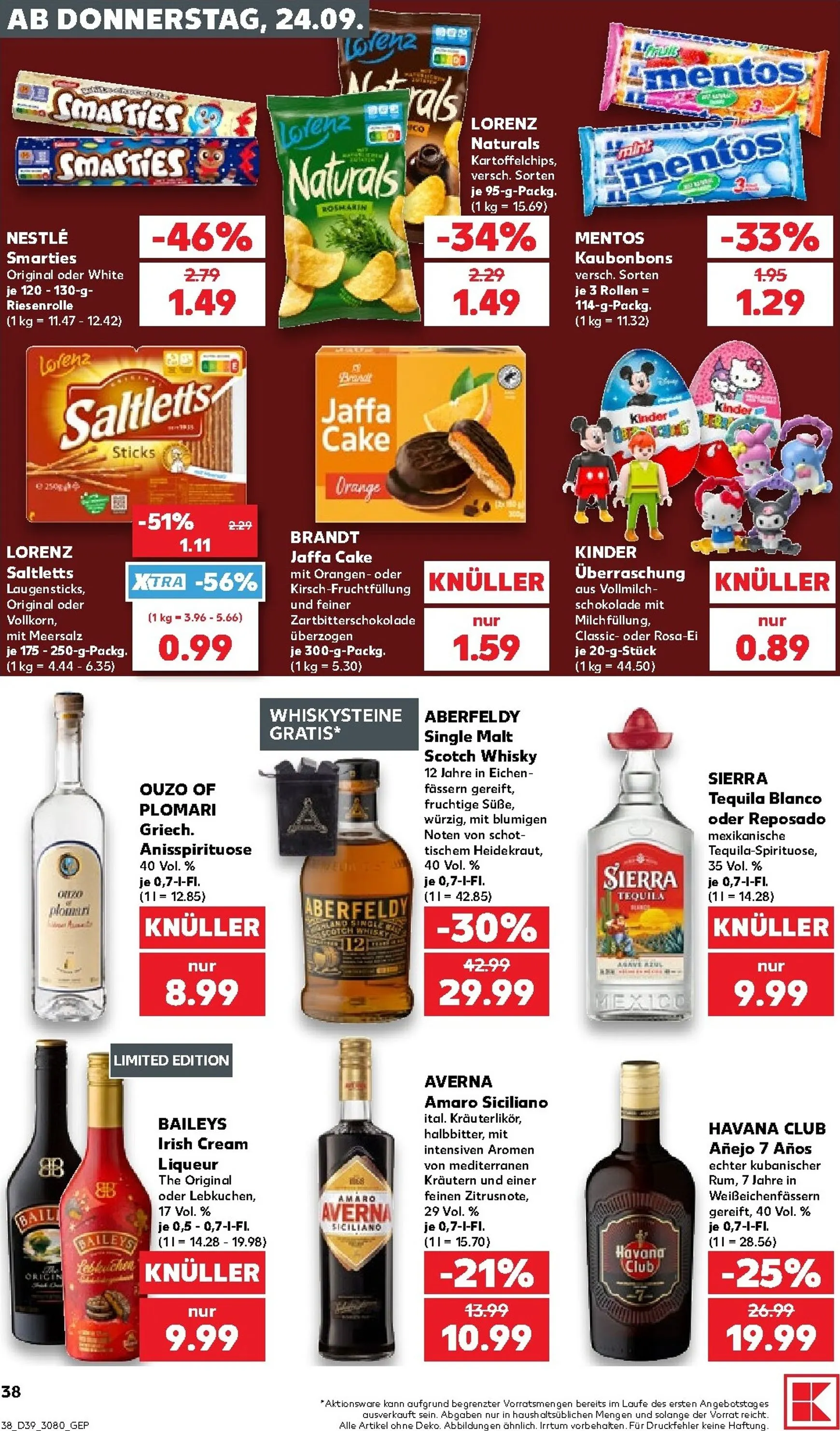 Kaufland Prospekt nächste Woche – von Donnerstag 24.09.2026 bis Mittwoch 30.09.2026 von 24. September bis 30. September 2026 - Prospekt seite 39