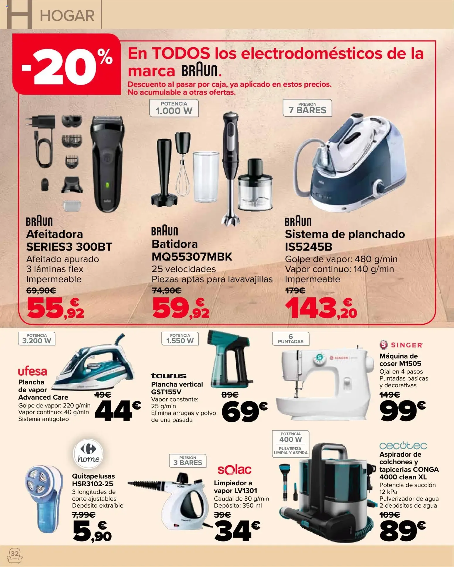 Catálogo de Carrefour Hogar del 22/09/2026 | Catálogo 22 de septiembre al 21 de octubre 2026 - Página 32