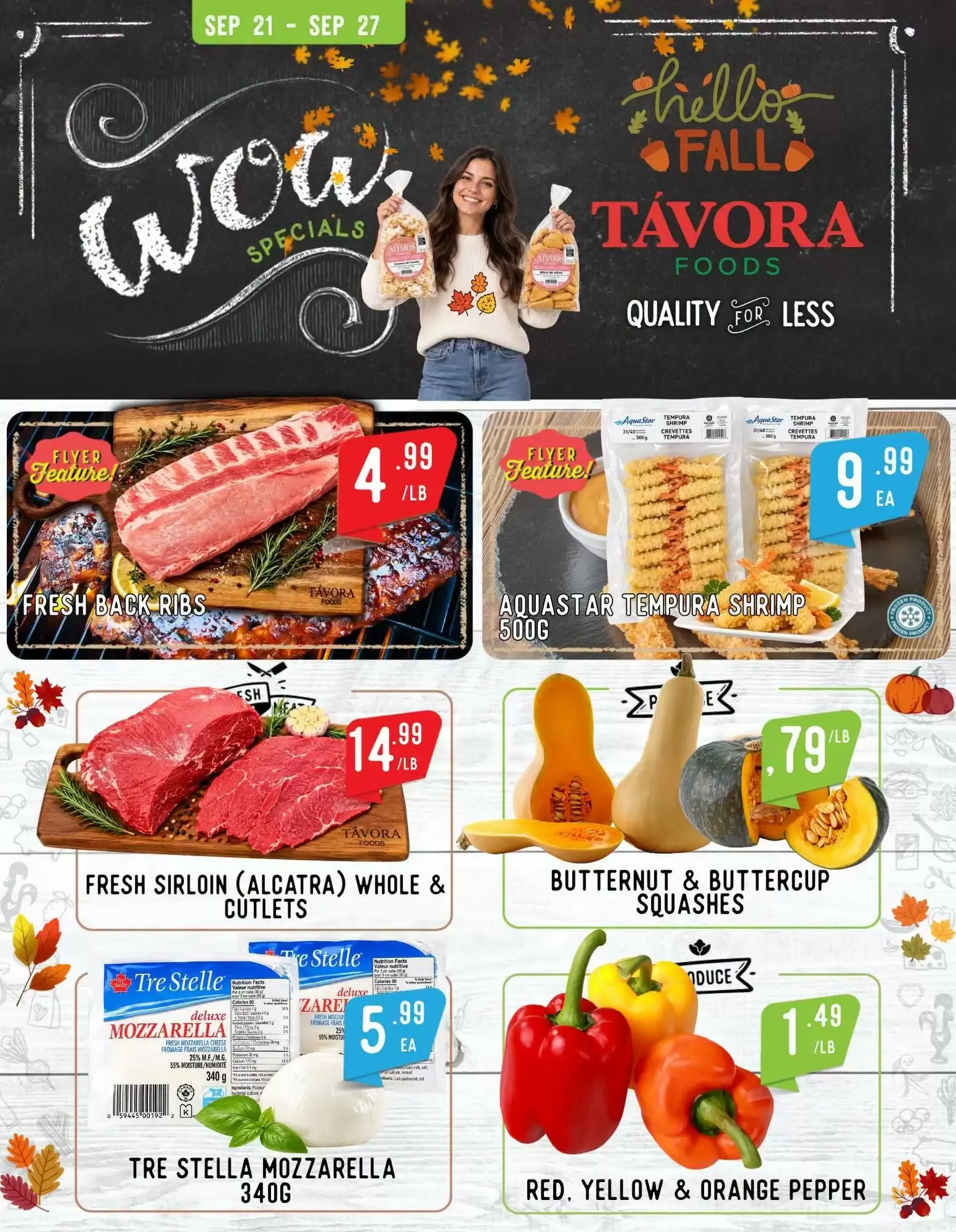 Tavora Foods flyer week 39 from September 21 to September 27 2026 - flyer page 1
