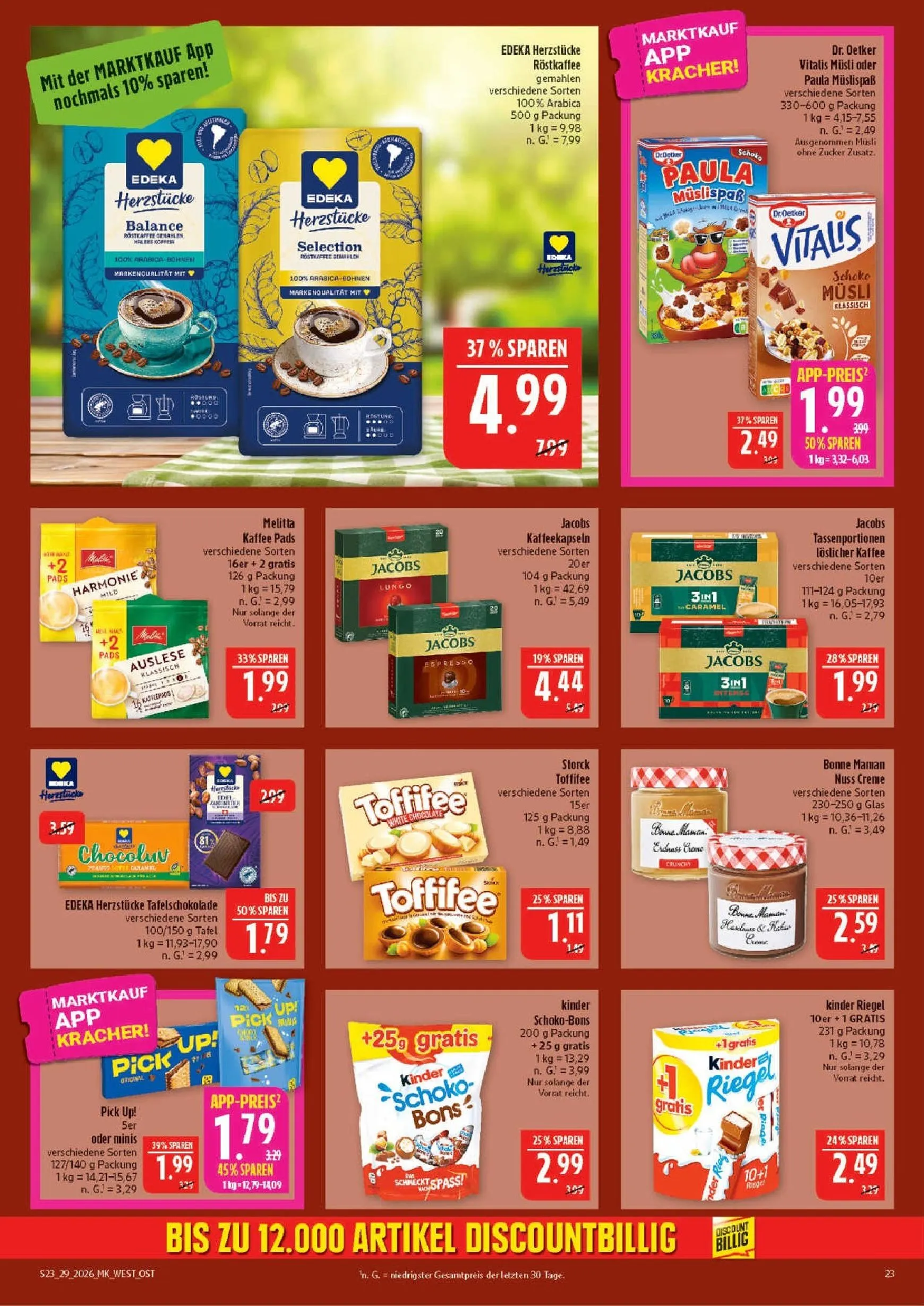 Marktkauf Prospekt – von Montag 13.07.2026 bis Samstag 18.07.2026 von 13. Juli bis 18. Juli 2026 - Prospekt seite 23