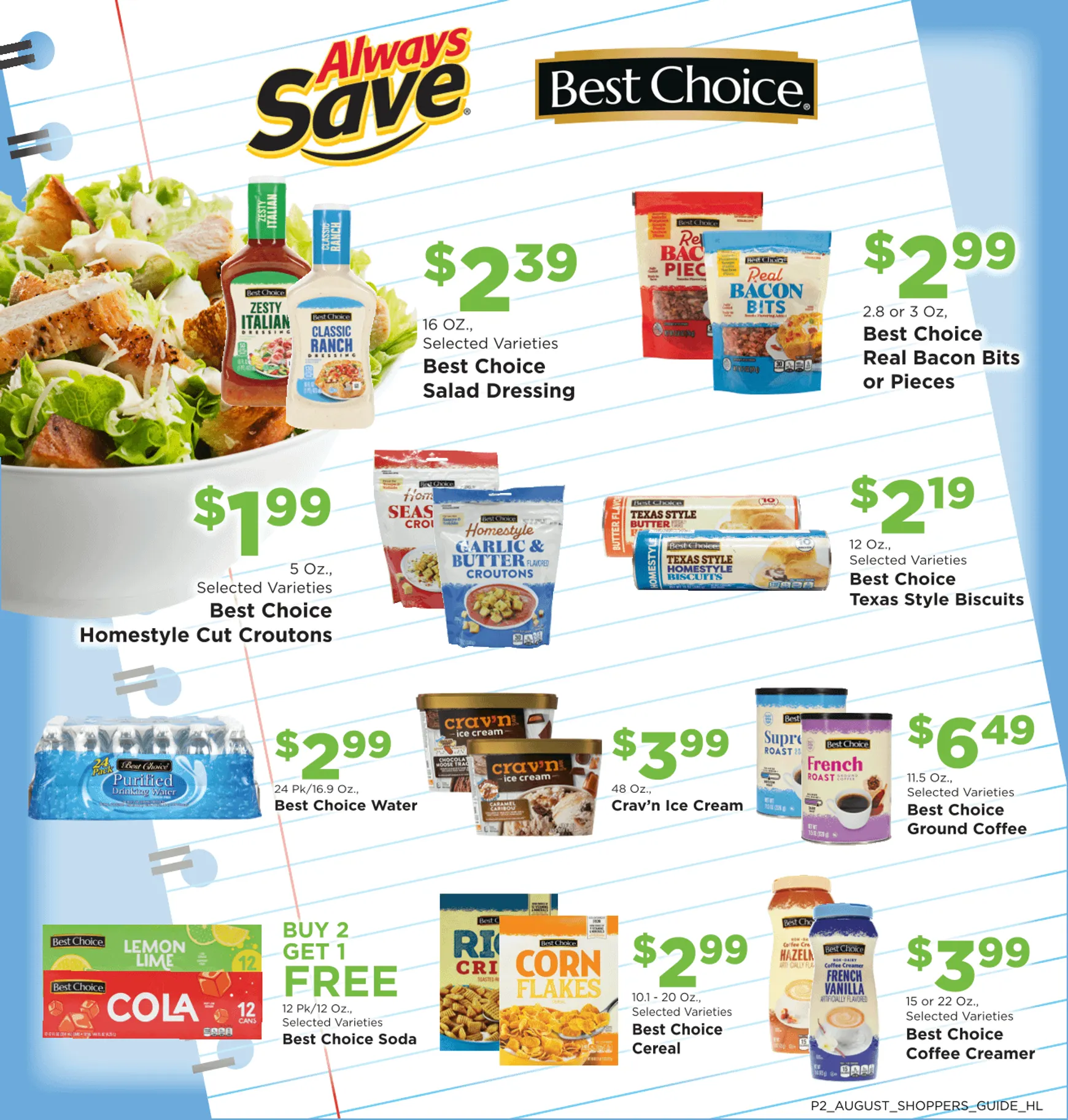 Weekly ad Homeland Stores - Bring Savings Home Shopper's Guide: Back to School from August 1 to August 31 2026 - Page 2