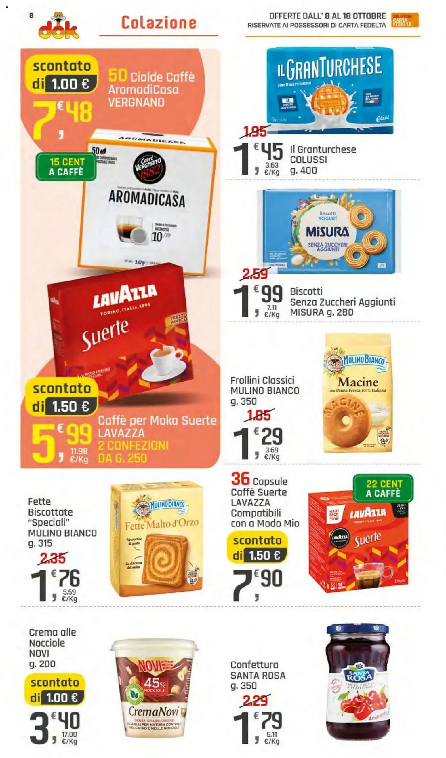 Nuovo DOK volantino dal 08/10/2026 > offerte anteprima 🛍️ da 8 ottobre a 18 ottobre di 2026 - Pagina del volantino 8