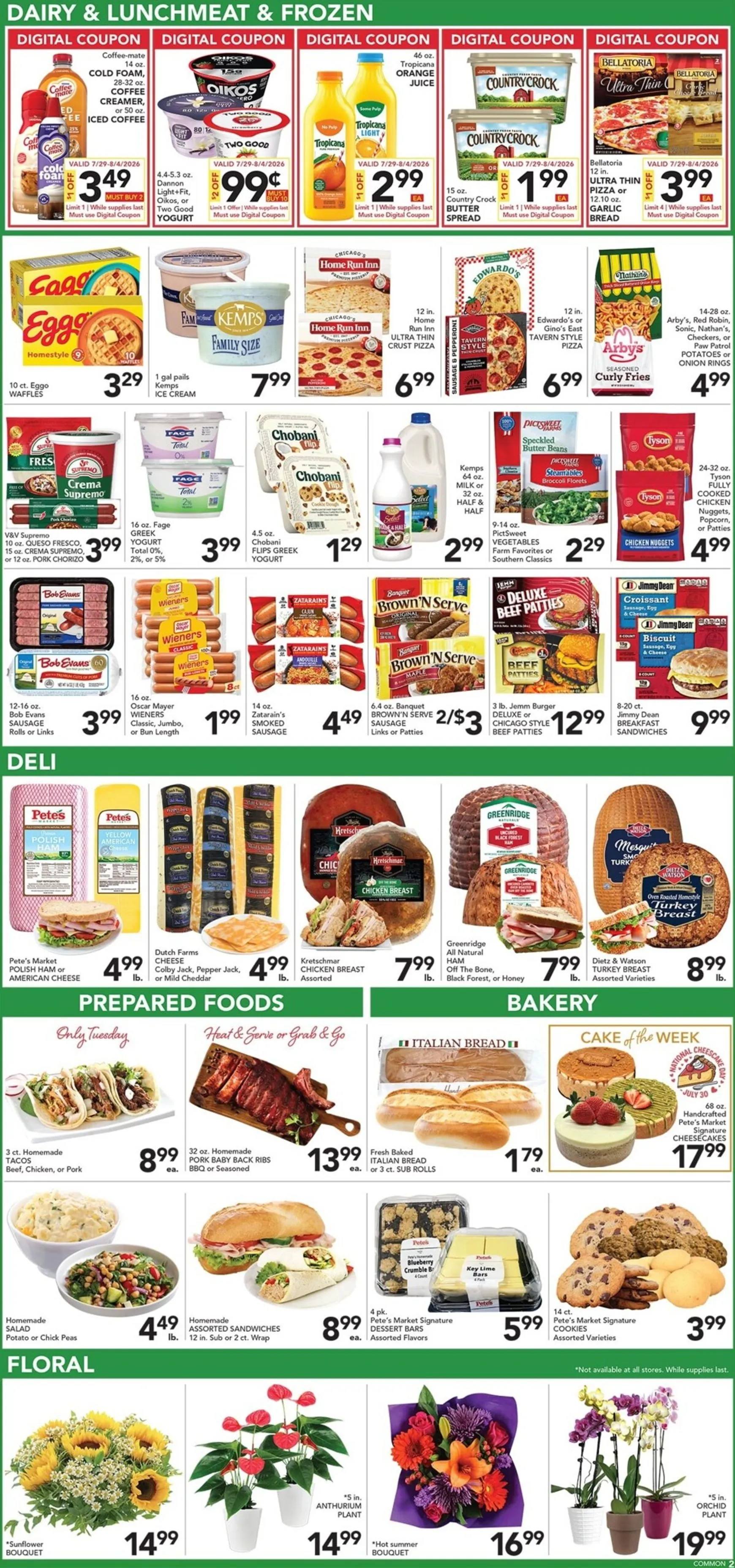 Weekly ad Current Pete's Fresh Market - Bridgeview leaflet valid from Wednesday 07/29/2026 to Tuesday 08/04/2026 from July 29 to August 4 2026 - Page 2