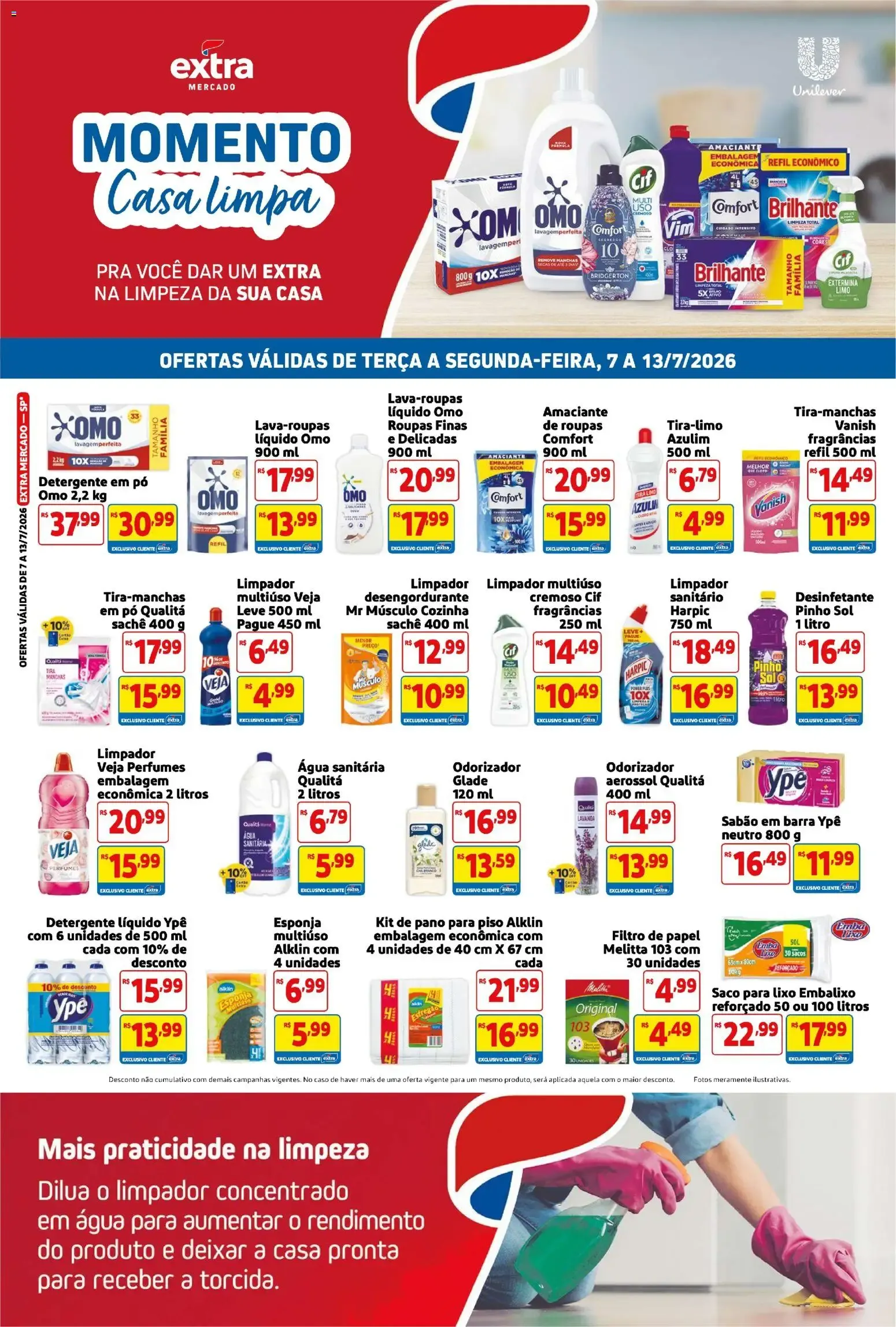 Encarte de Folheto Extra ofertas de Mercado Semanal de 07/07/2026 | Promoção 7 de julho até 13 de julho 2026 - Pagina 3