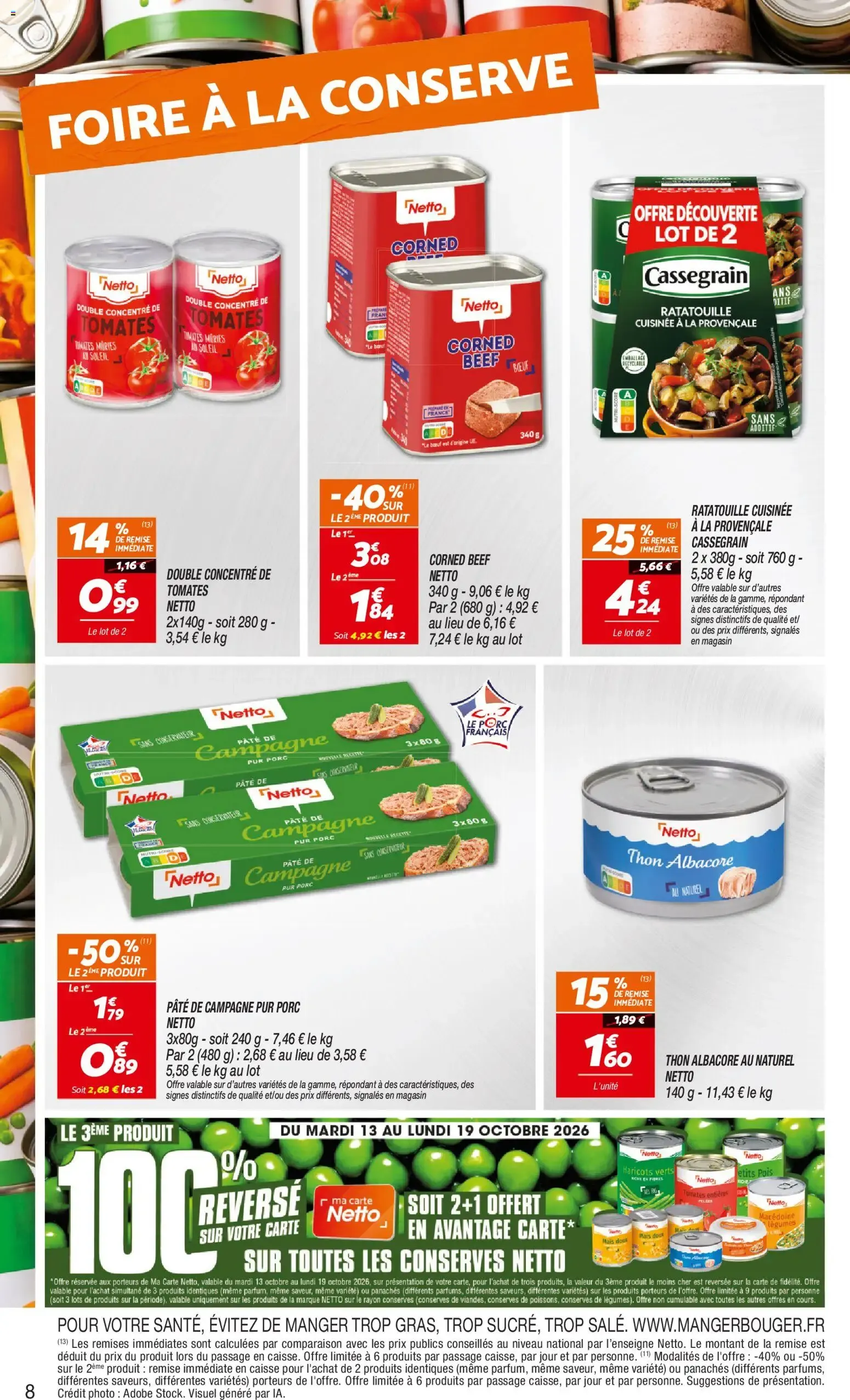 Netto catalogue à partir du 13/10/2026 - promo en ligne du 13 octobre au 19 octobre 2026 - Catalogue page 8