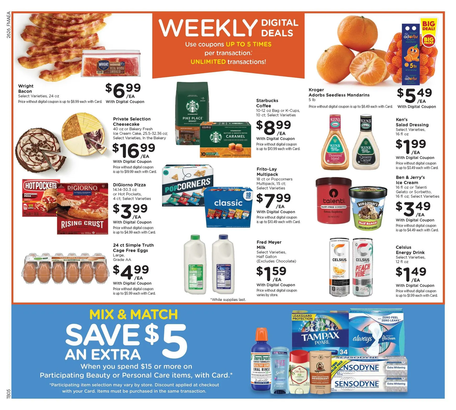 Weekly ad Fred Meyer - Back to School Savings & Weekly Digital Deals from July 29 to August 4 2026 - Page 3