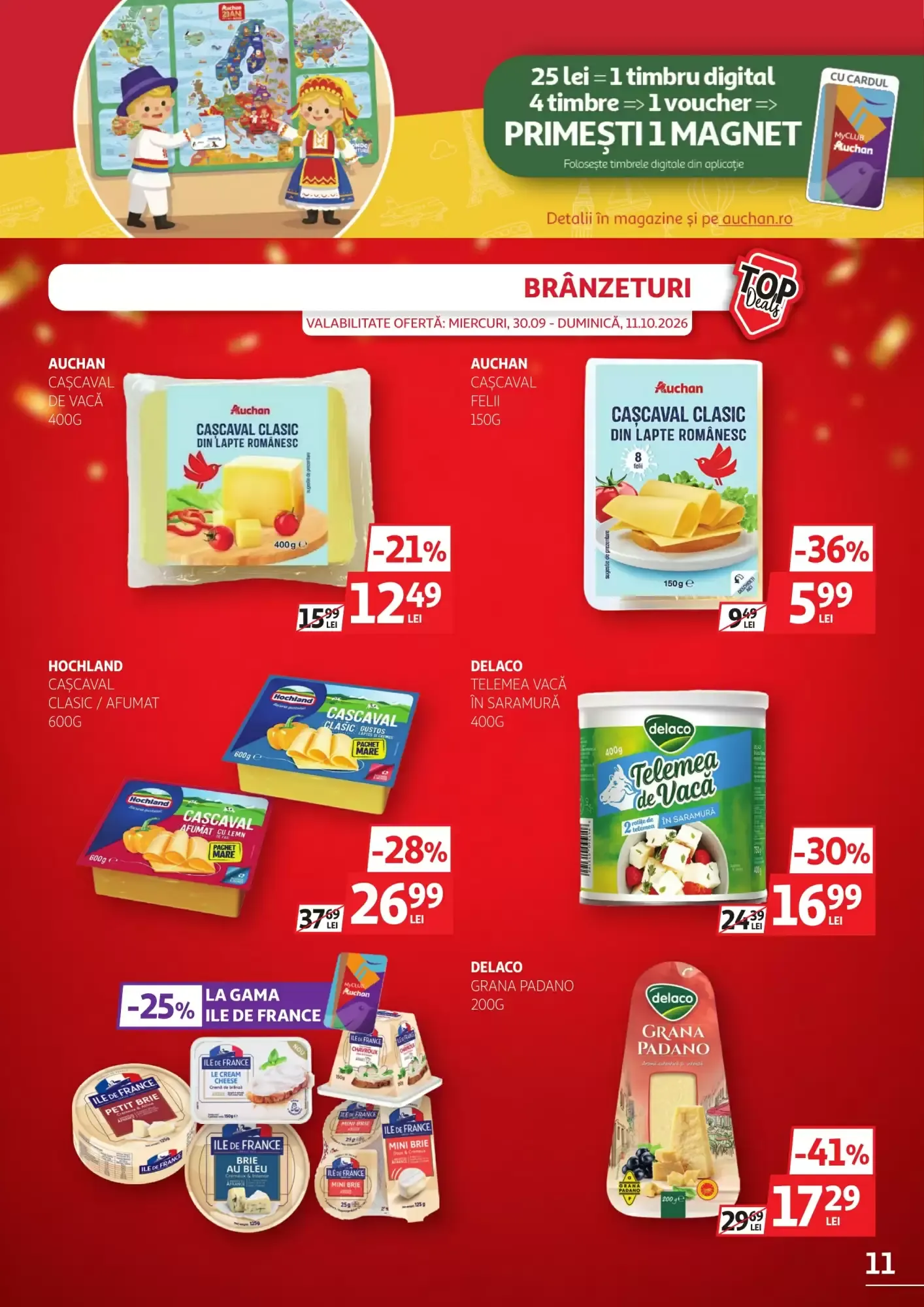 Catalog Catalog Auchan de la 30 septembrie până la 11 octombrie 2026 - Revista Pagina 11