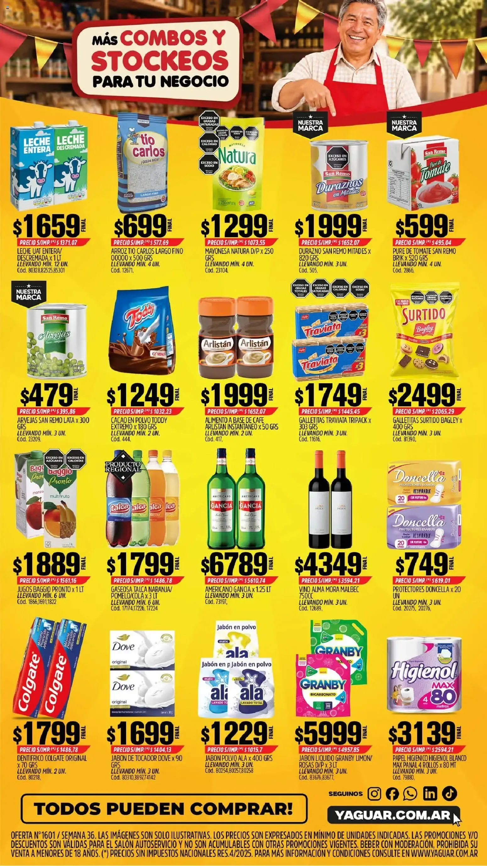 Ofertas de MAYORISTA YAGUAR MES DEL ALMACENERO 31 de agosto al 5 de septiembre 2026 - Página 2 del catálogo