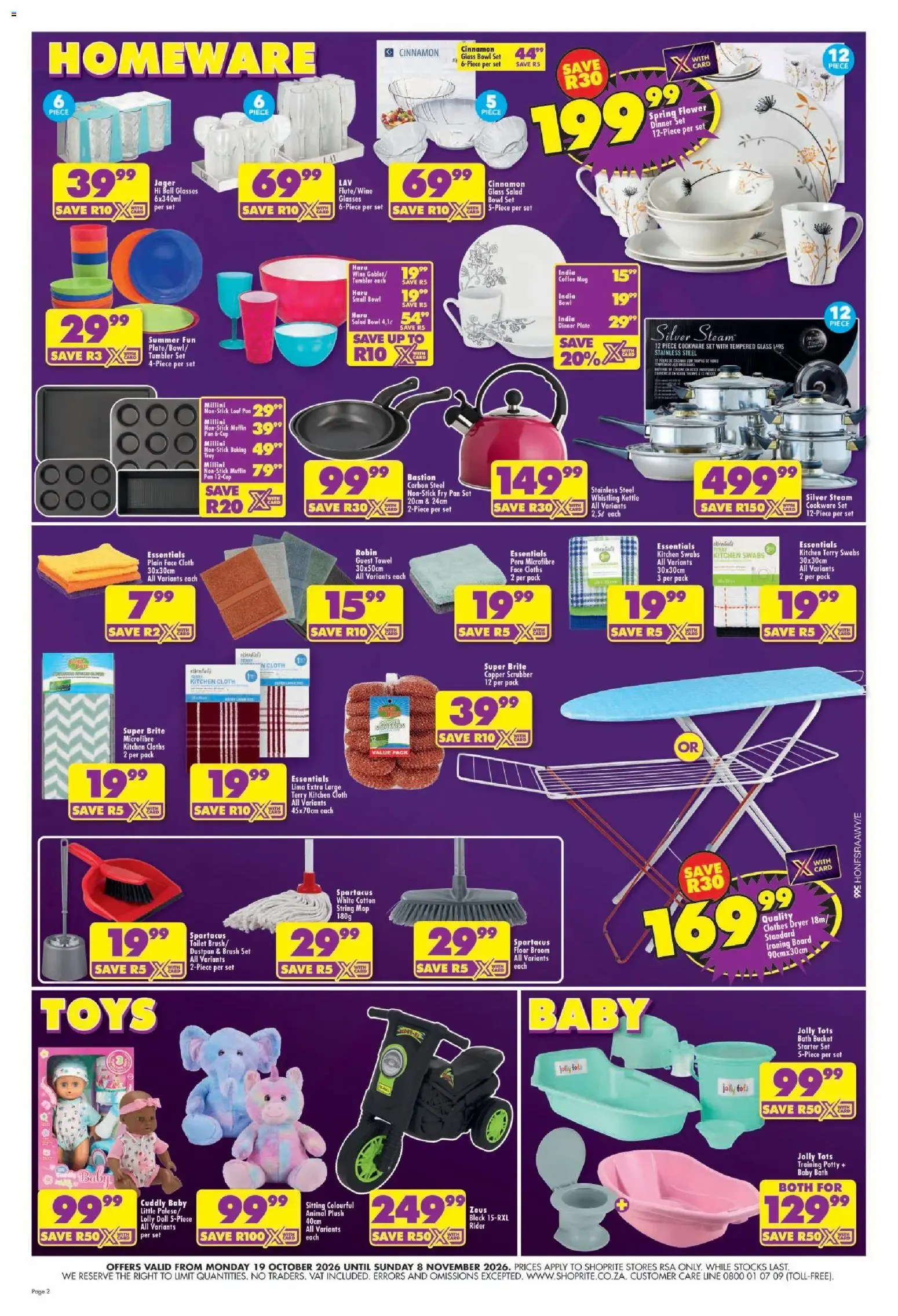 Shoprite Xtra Savings (19/10/2026 - 08/11/2026) → Online Catalogue from 19 October to 8 November 2026 - Catalogue Page 2