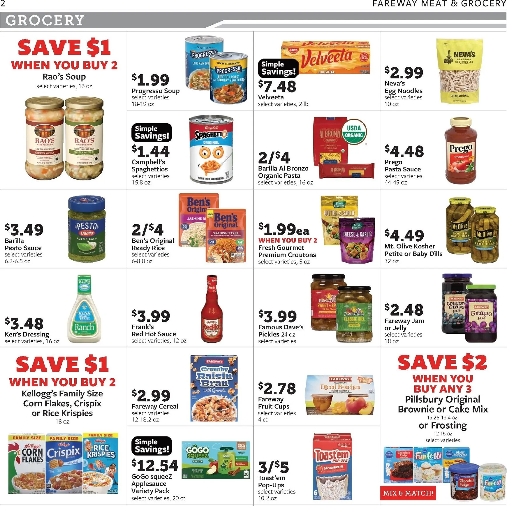 Weekly ad Current Fareway leaflet valid from Monday 10/26/2026 to Saturday 10/31/2026 from October 26 to October 31 2026 - Page 2
