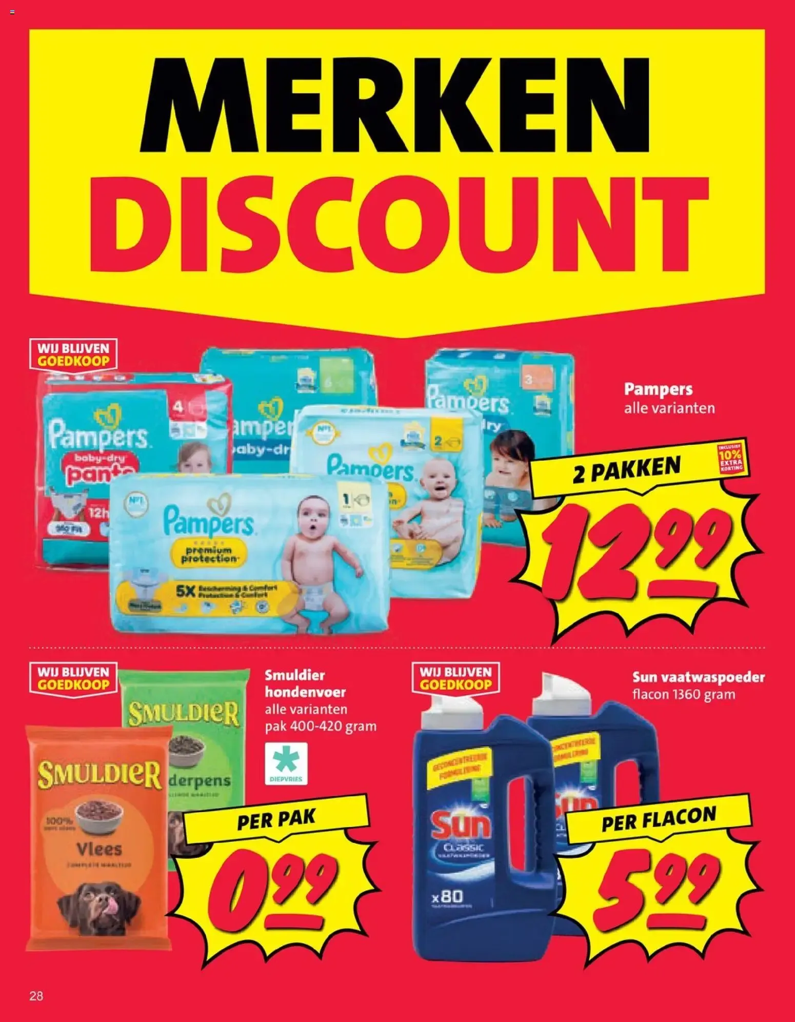 Nettorama MERKENDISCOUNT - DISCOUNT PRIJS! Budgetboodschappen nergens goedkoper! van 7 september tot 13 september 2026 - Folder pagina 28