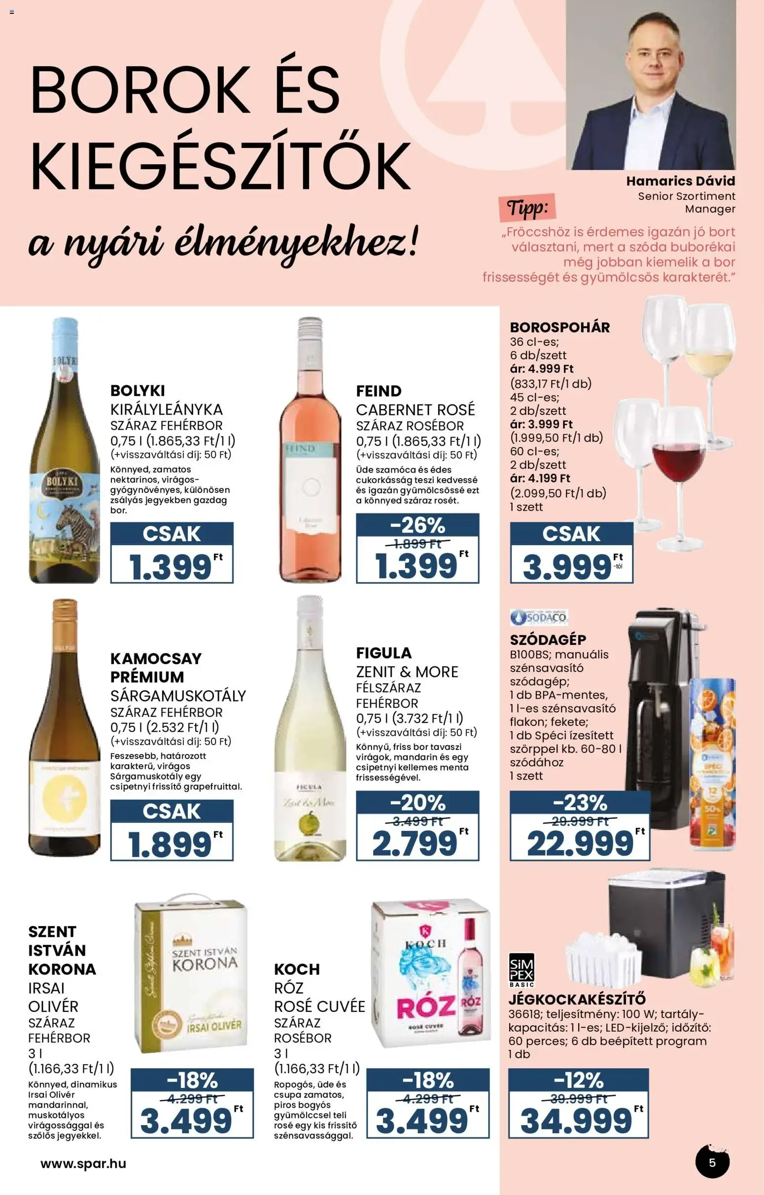 Katalógus Spar BOR nyár - 2026.07.01.-tól július 1.-tól július 29.-ig 2026. - Oldal 5