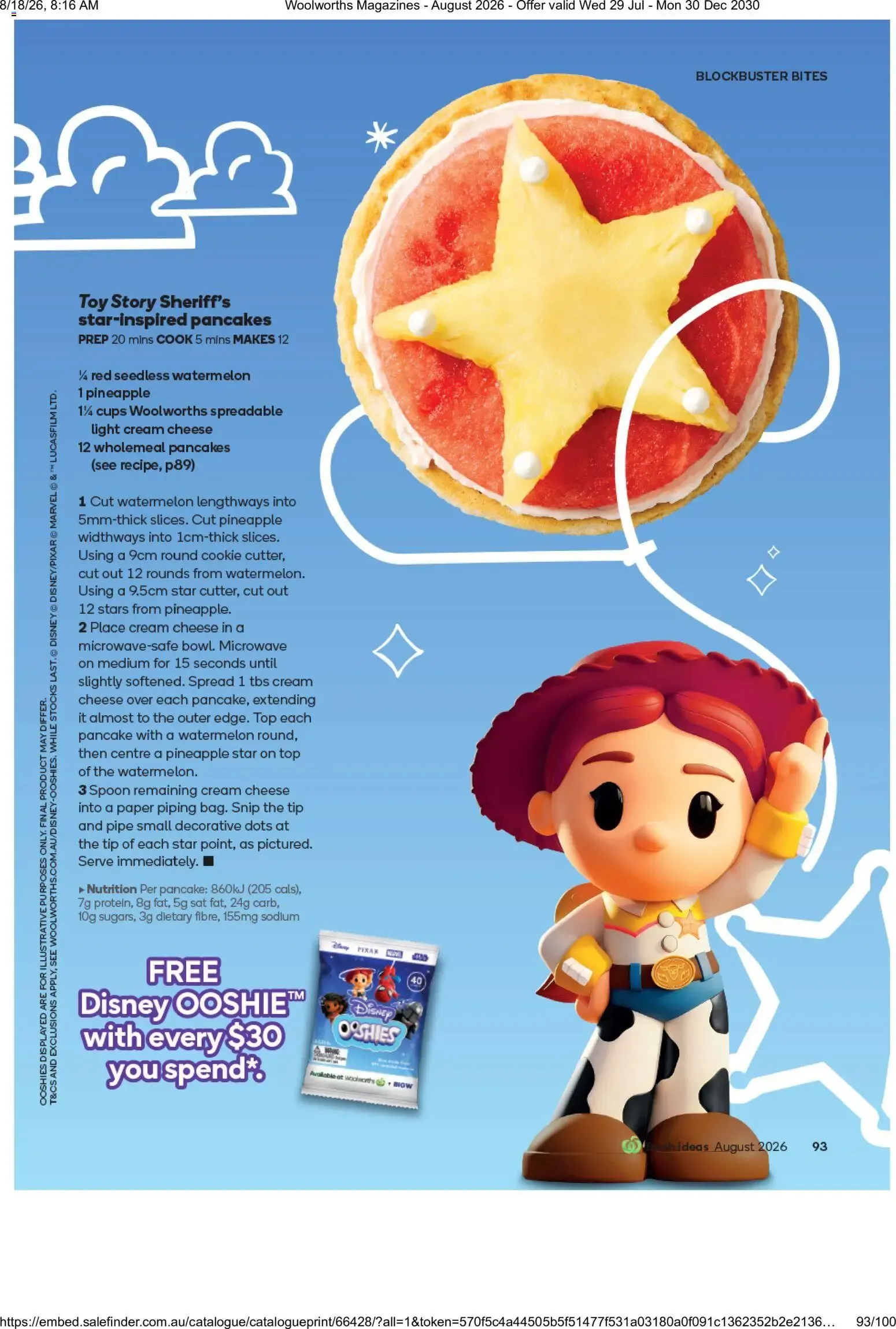 Woolworths Fresh Ideas - August 2026 - Catalogue valid from 29 July to 30 December 2030 - page 93