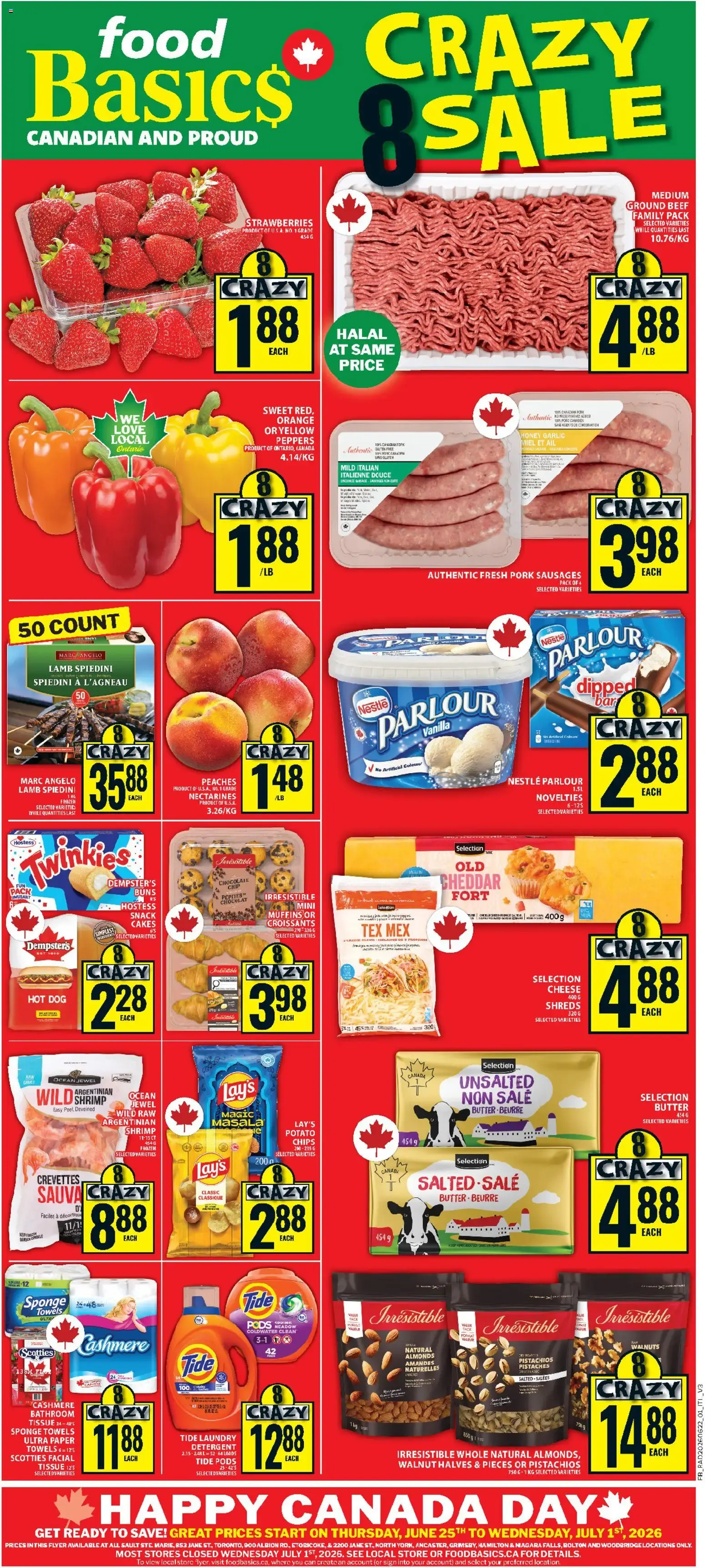 Food Basics weekly flyer - Ancaster from Jun 25, 2026 > weekly specials & deals