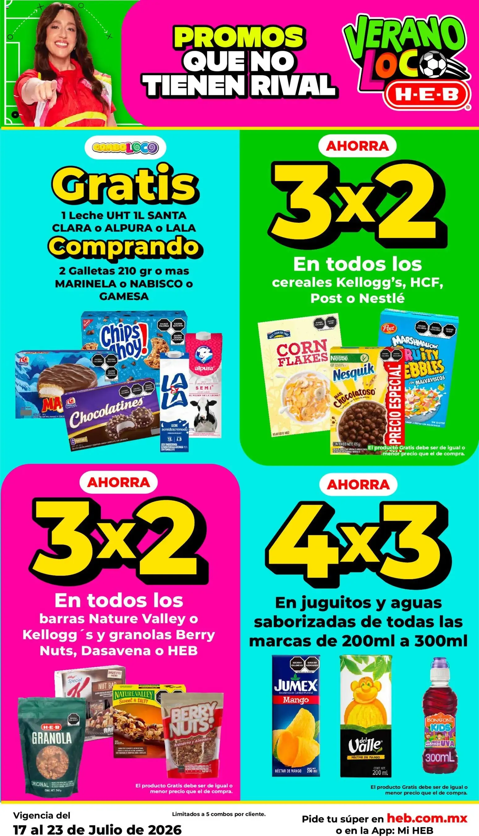 Catálogo de H-E-B: Las Promos Más Locas Entran a la Cancha - Verano Loco 17 de julio al 23 de julio 2026 - Pagina 9