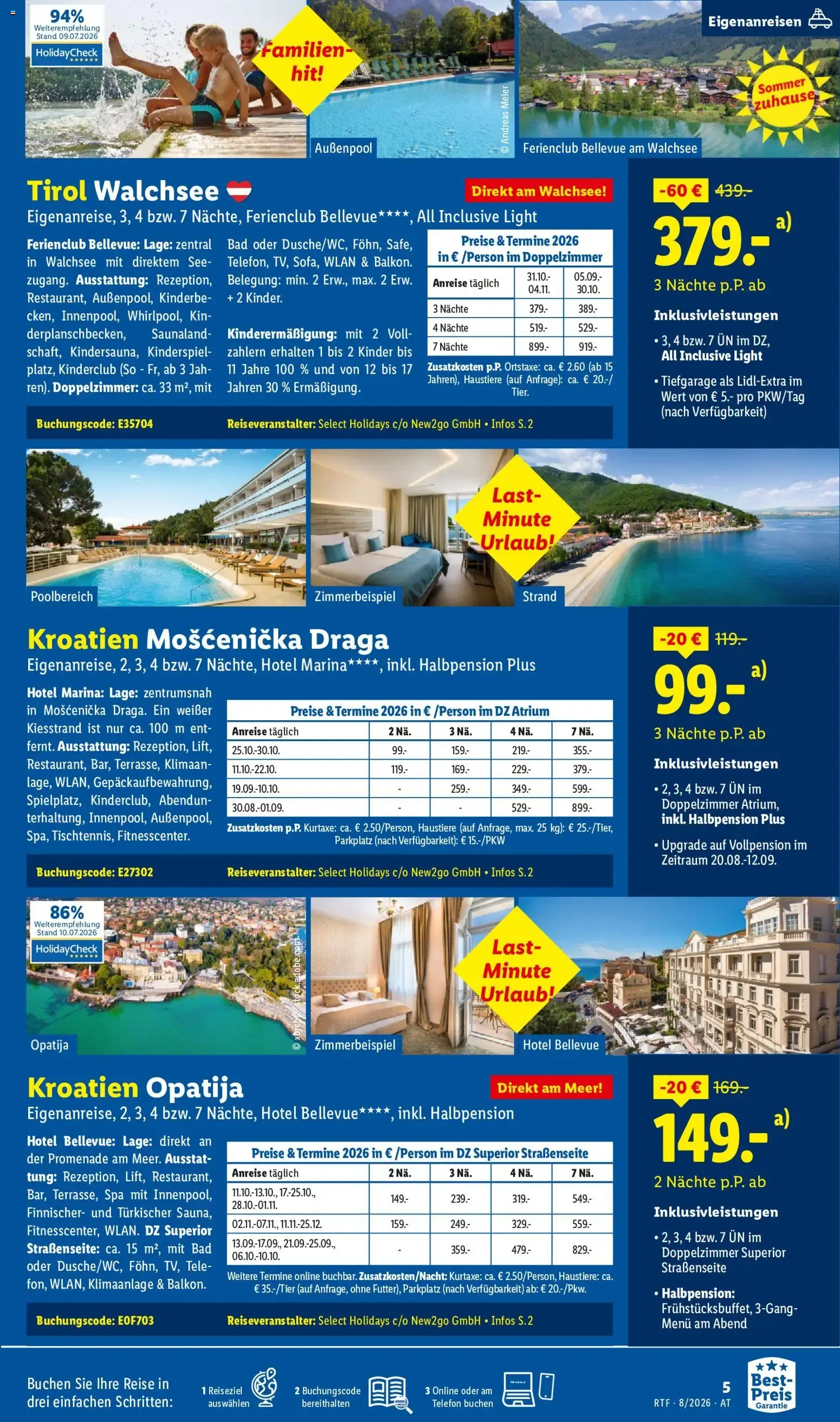 Urlaub in der Heimat buchen lohnt sich. von 12. August bis 15. September 2026 - Flugblätt seite 5