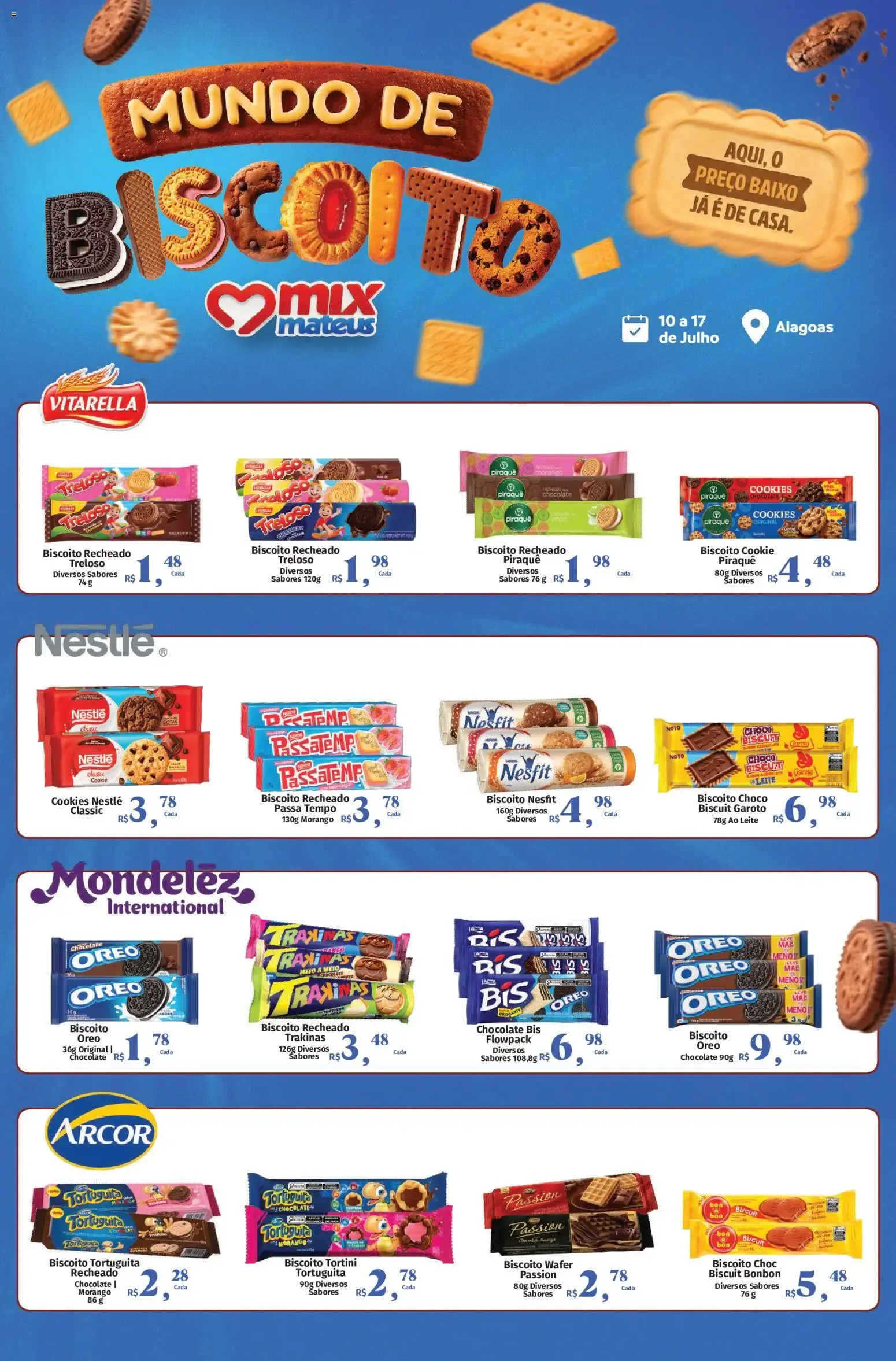 Encarte de Mundo de Biscoito Mix Mateus 10 de julho até 17 de julho 2026 - Pagina 1