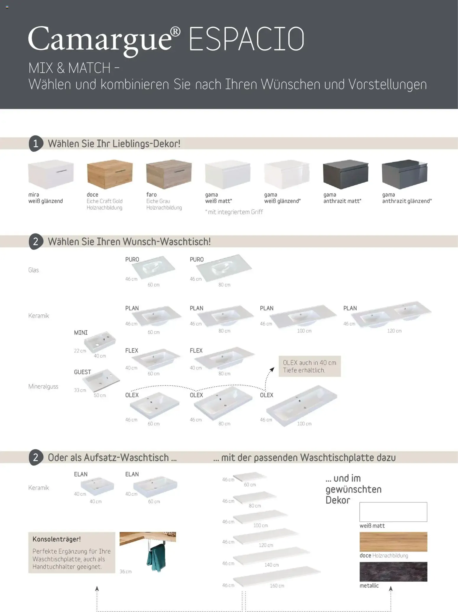 Bauhaus Badmöbel Camargue Espacio von 25.05.2026 - Aktuelle Angebote von 25. Mai bis 30. Juni 2026 - Flugblätt seite  4