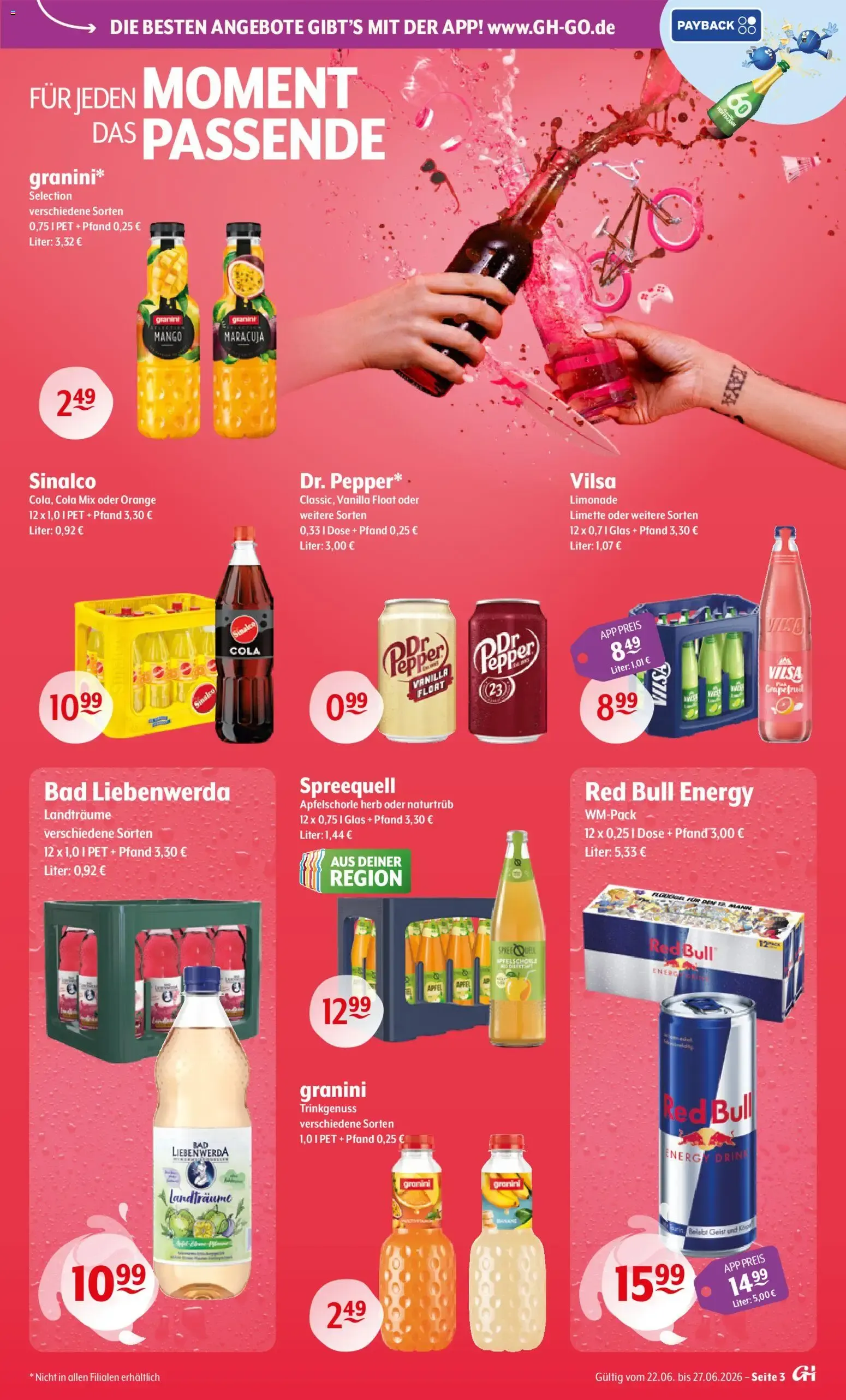 Getränke Hoffmann - Jubiläumsdeals von 22. Juni bis 27. Juni 2026 - Prospekt seite 3