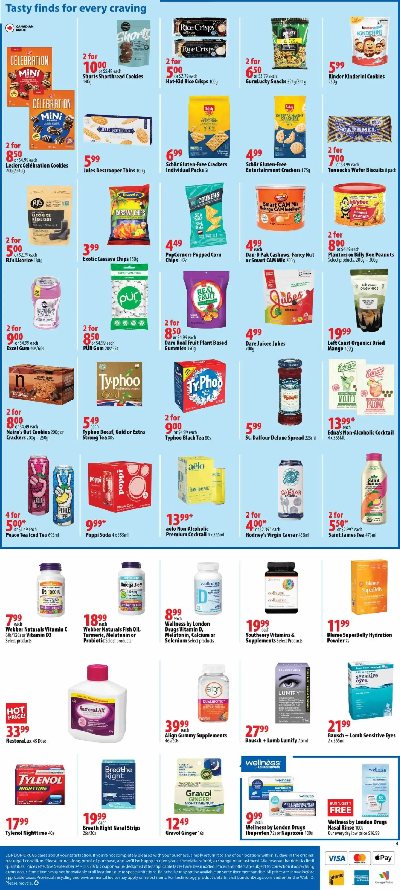 London Drugs weekly flyer / circulaire from Sep 24, 2026 > weekly specials & deals from September 24 to September 30 2026 - flyer page 5