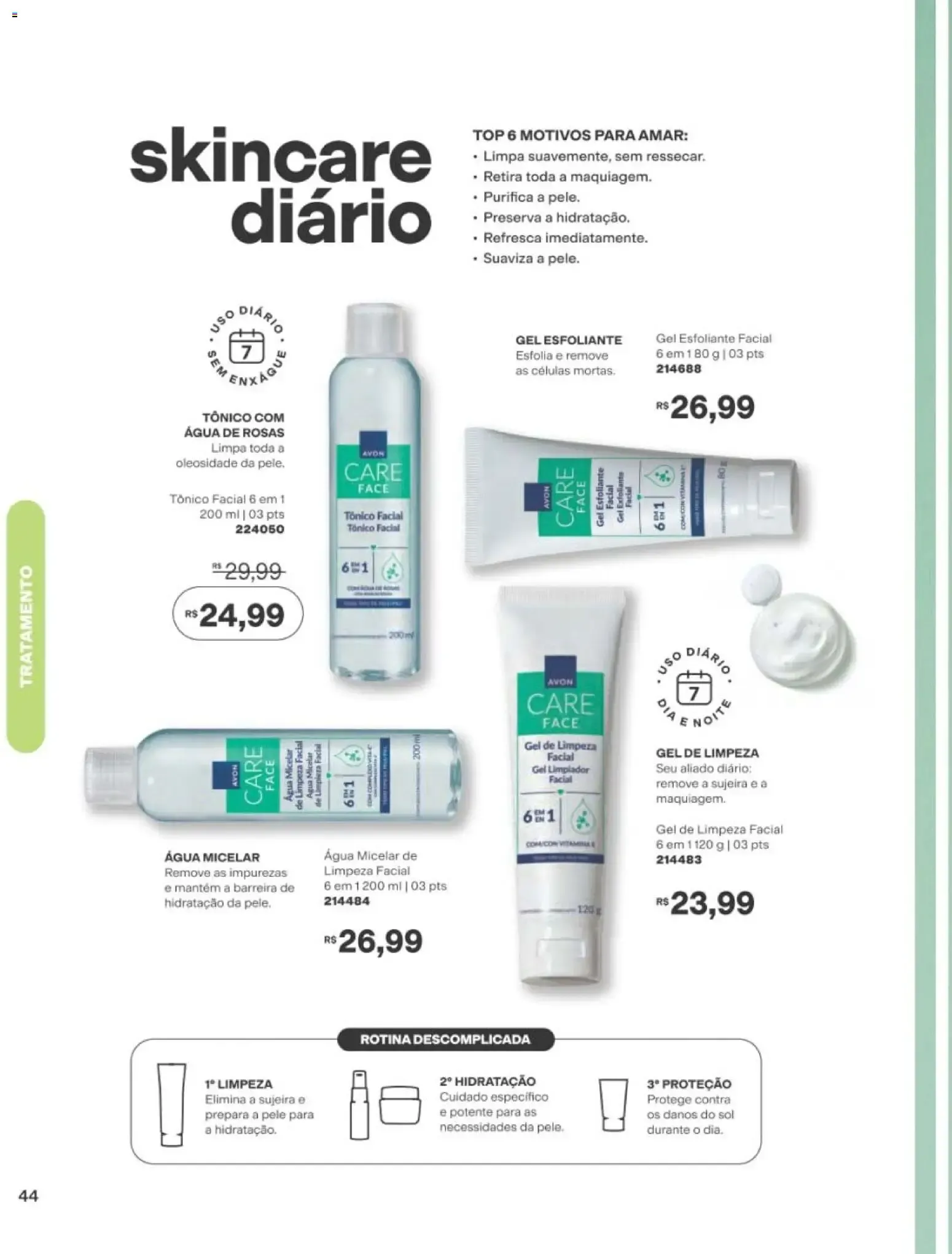 Encarte de Revista Avon folheto - Campanha 11 de 29/06/2026 | Promoção Online 29 de junho até 20 de julho 2026 - Pagina 44
