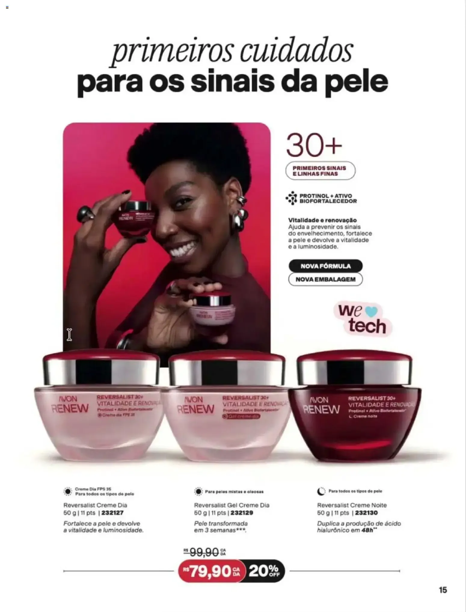 Encarte de Revista Avon - Chegou Renew Menopro - Ciclo 16/2026 12 de outubro até 2 de novembro 2026 - Pagina 15